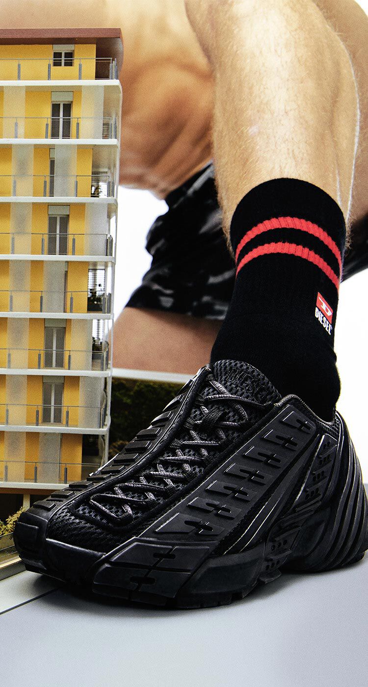 Baskets Diesel Prototype Homme et Femme caoutchouc nylon Diesel