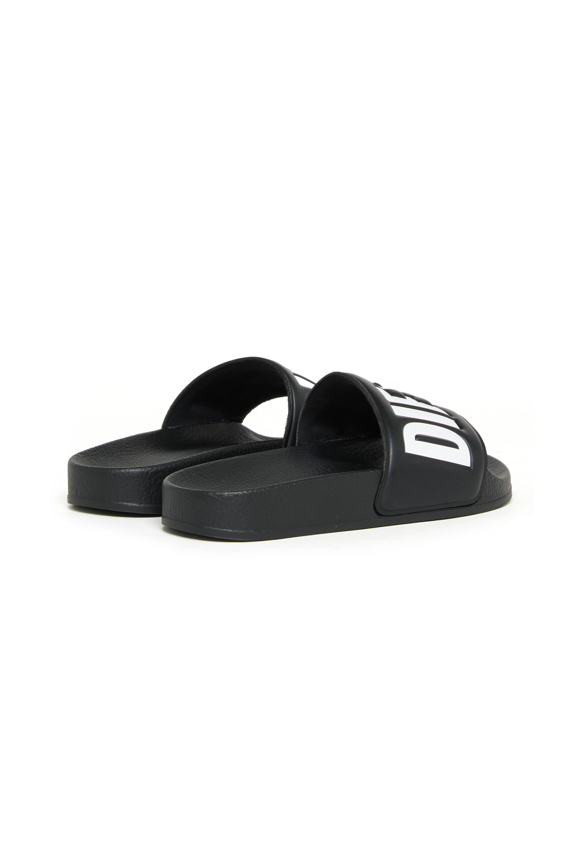 Diesel - SA-BWBISQOF, SA-BWBISQOF-Sliders avec logo emboss&eacute; Mixte in Noir - 3