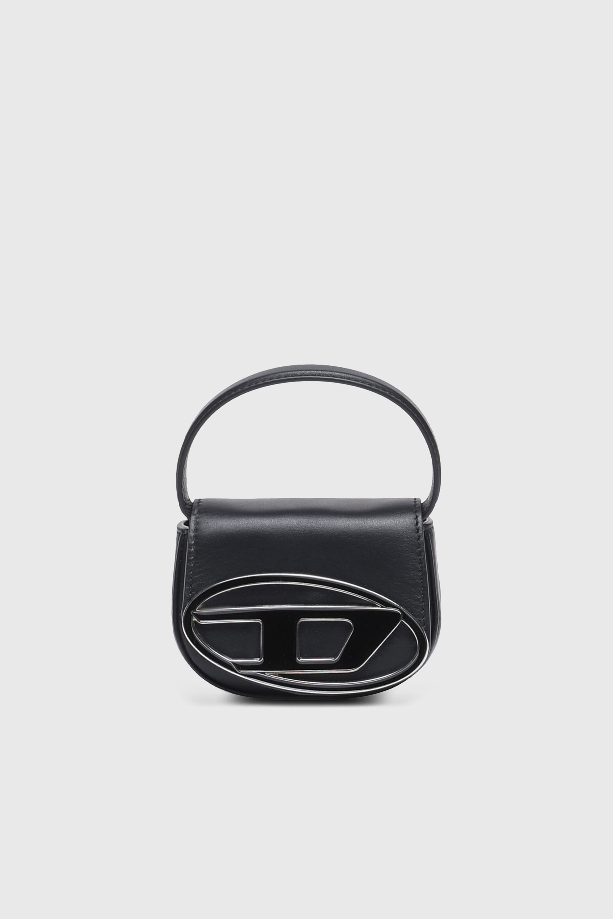 Diesel - 1DR XS, 1DR XS-Mini sac iconique avec plaque D logo Femme in Noir - 4