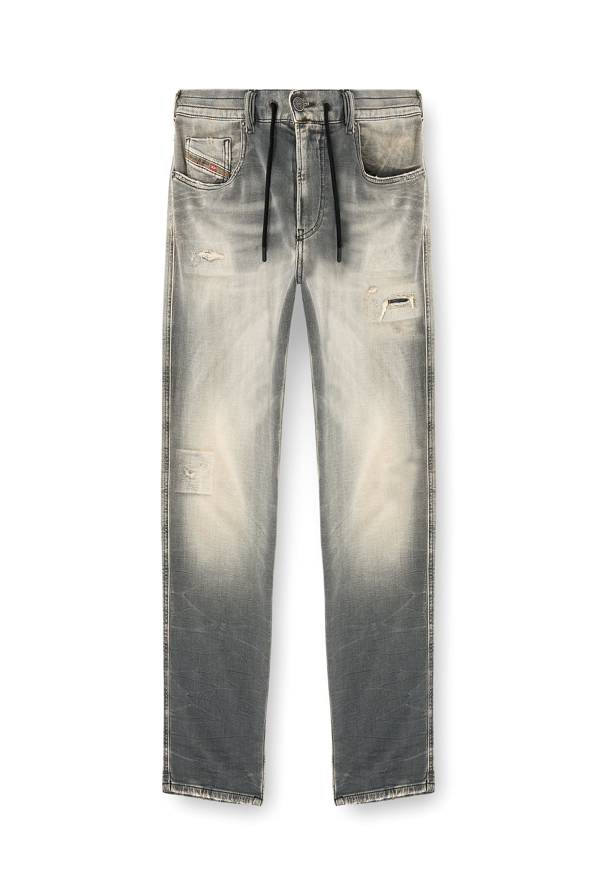 Diesel - Slim 2062 D-Strukt Joggjeans&reg; 068UH Homme, Gris Clair - Image 4