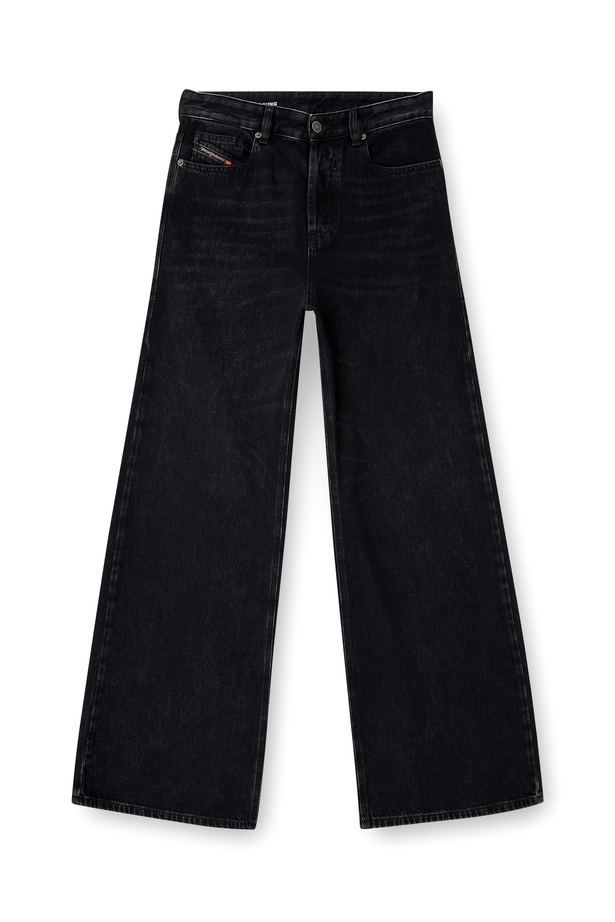 Diesel - Relaxed Jeans 1996 D-Sire 09P09 Mixte, Noir/Gris fonc&eacute; - Image 8
