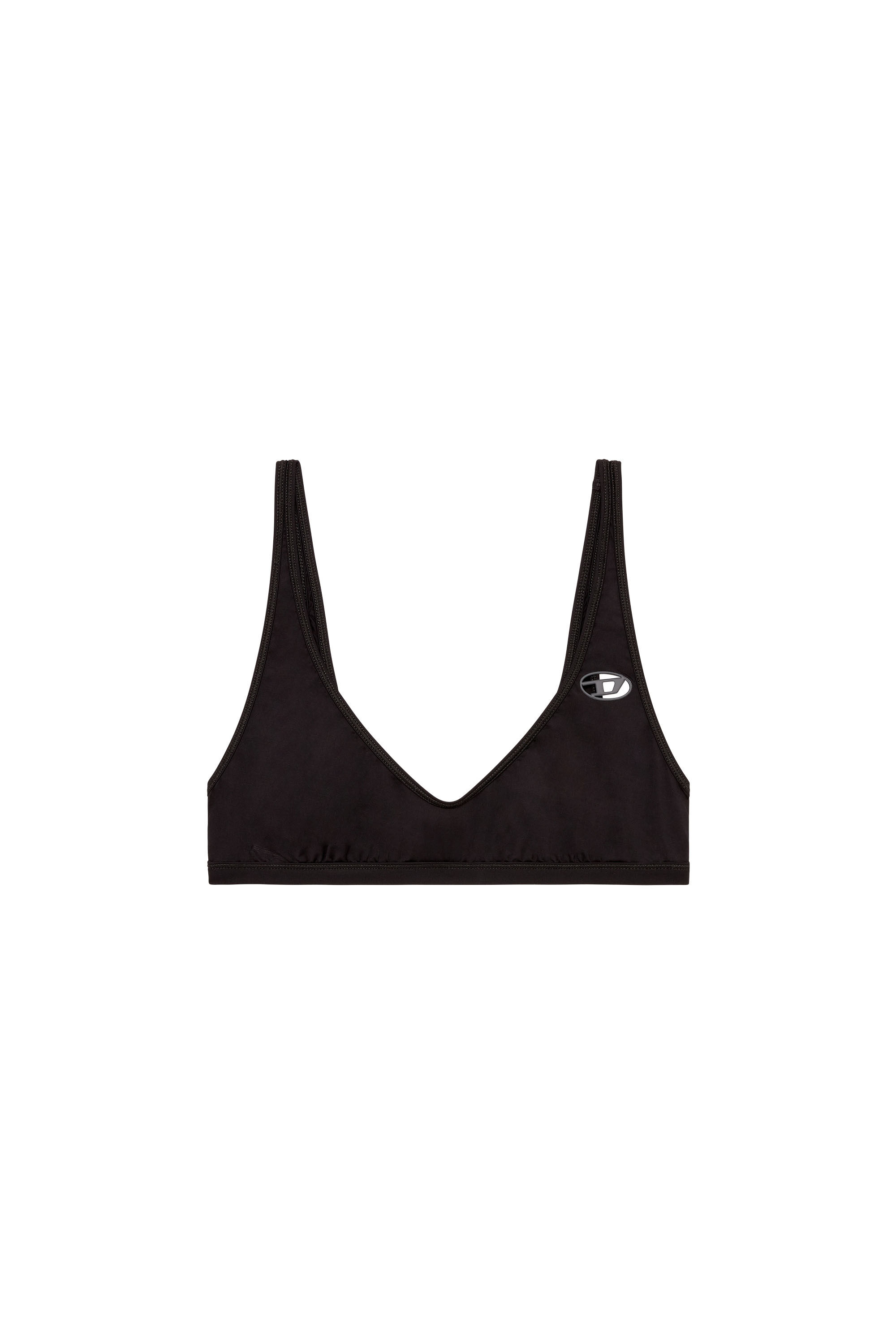 Diesel - TANIA-UTLT, Brassière avec détail Oval D ajouré Femme in Noir - 2