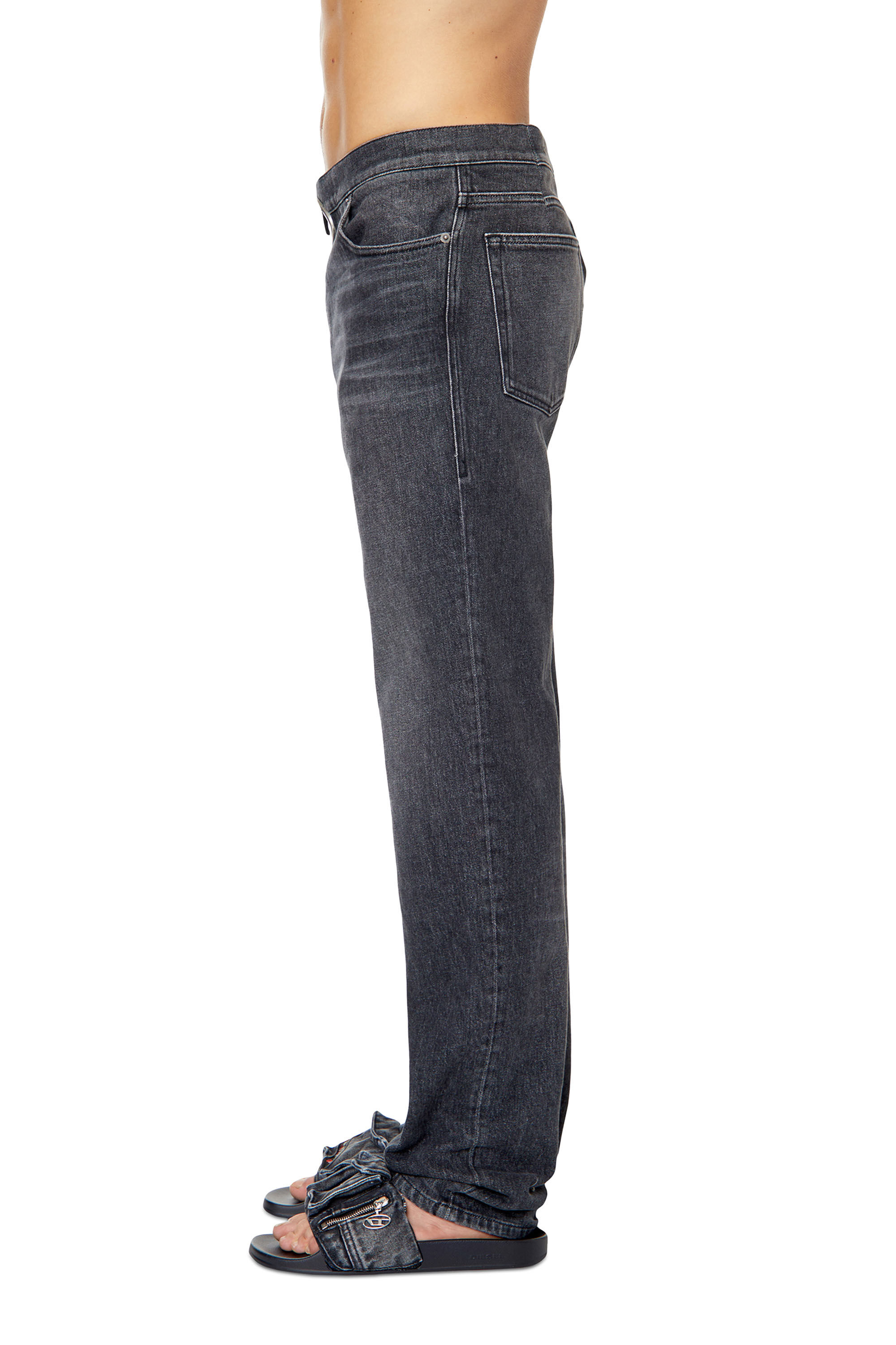 Diesel - 1955 D-Rekiv 0CKAH Straight Jeans, Black/Dark grey - Image 5
