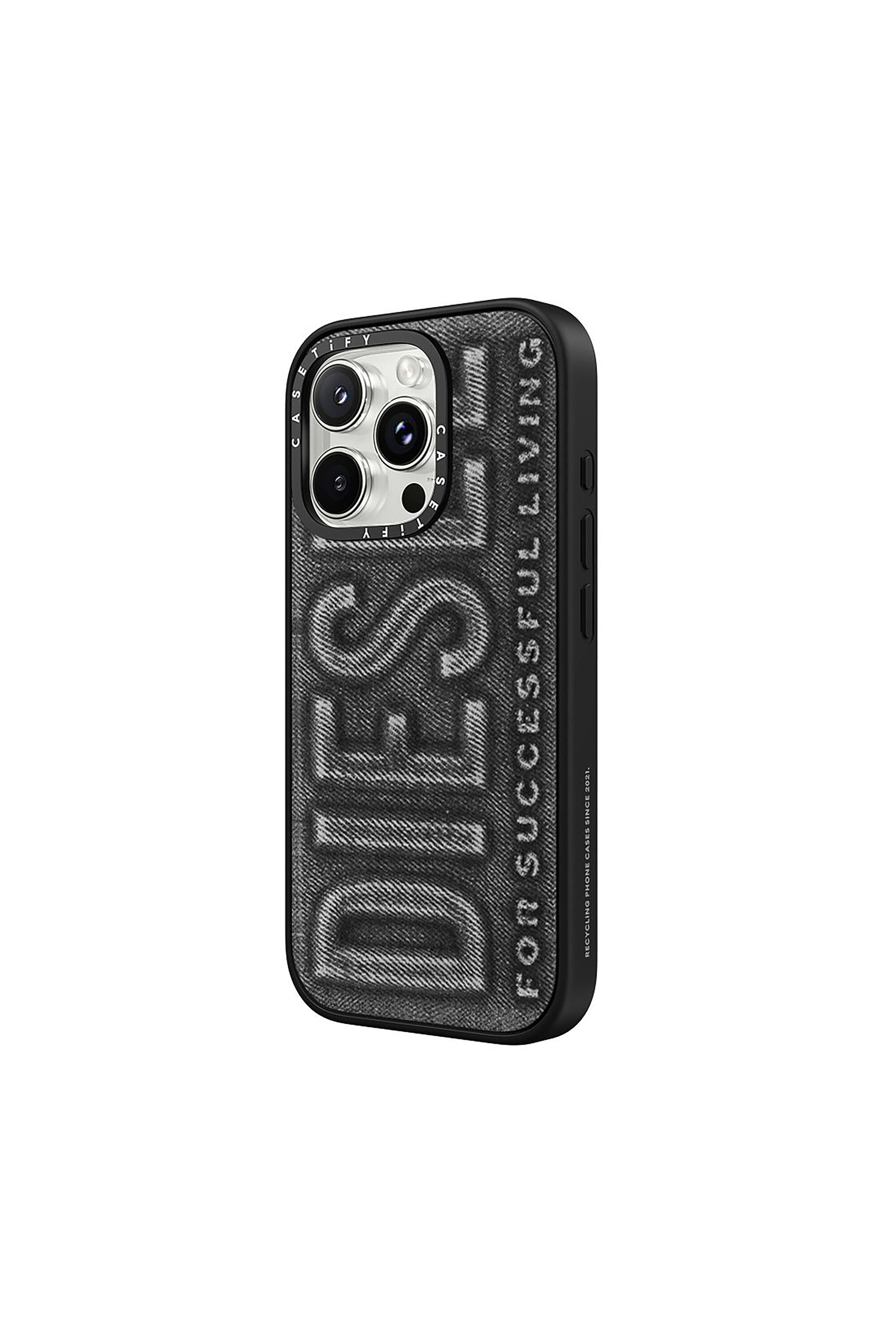 Diesel - 60560 MOULDED CASE, Coque Biscotto impact pour iPhone 16 Pro Max Mixte in Noir - 2