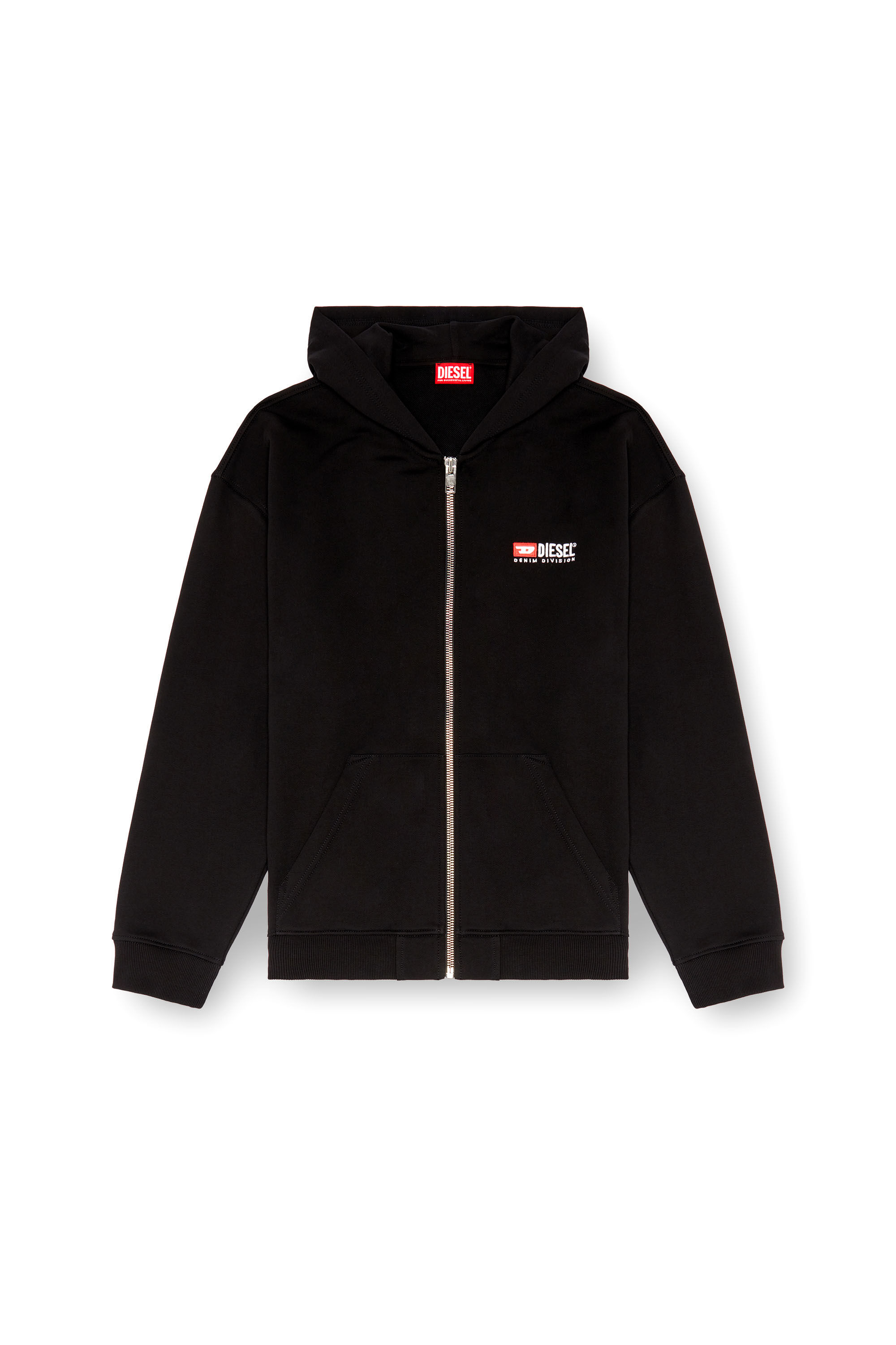 Diesel - S-BOXT-HOOD-ZIP-DIV, Noir - Image 2