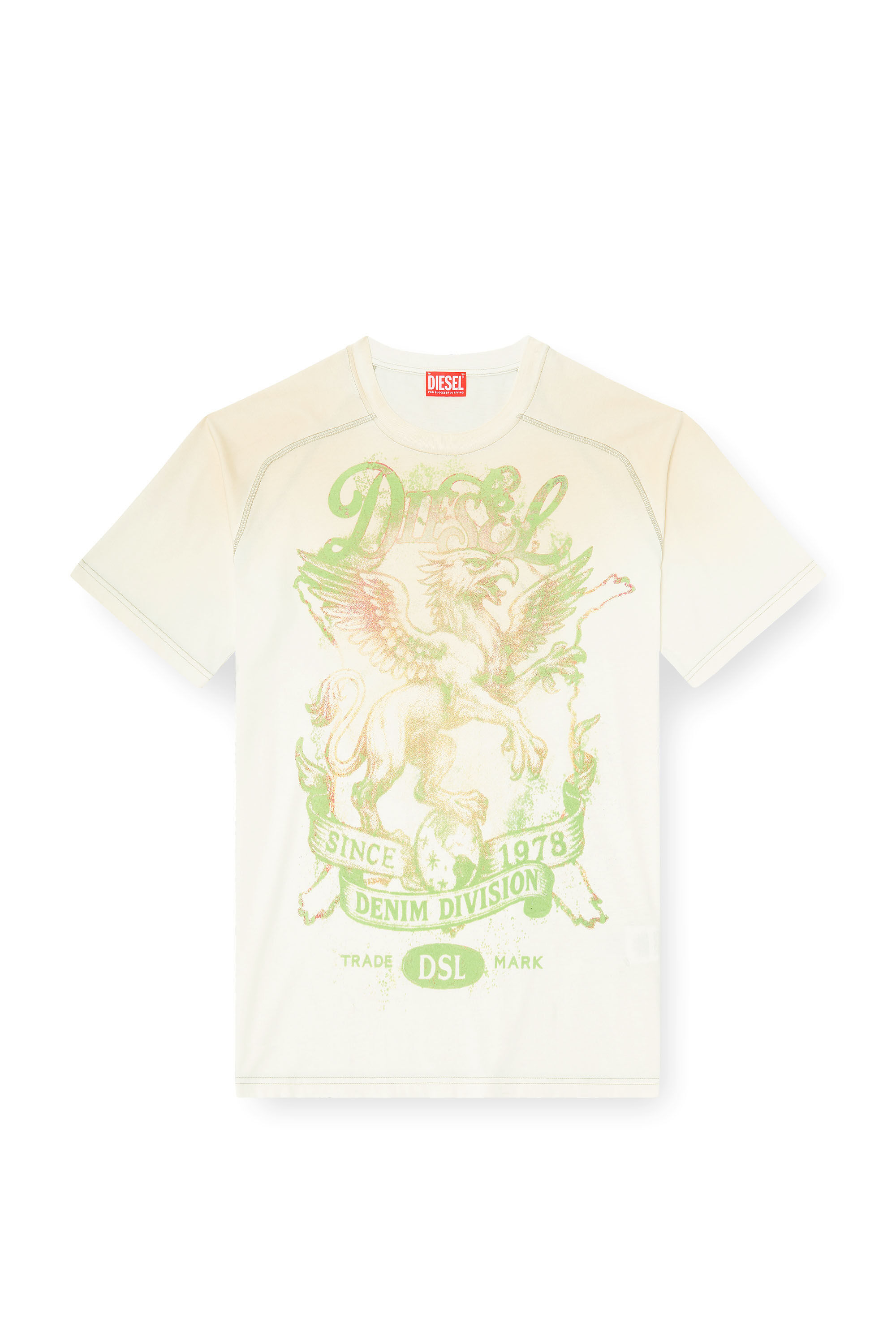Diesel - T-GRIFFO, T-shirt avec imprim&eacute; griffon Homme in Polychrome - 2