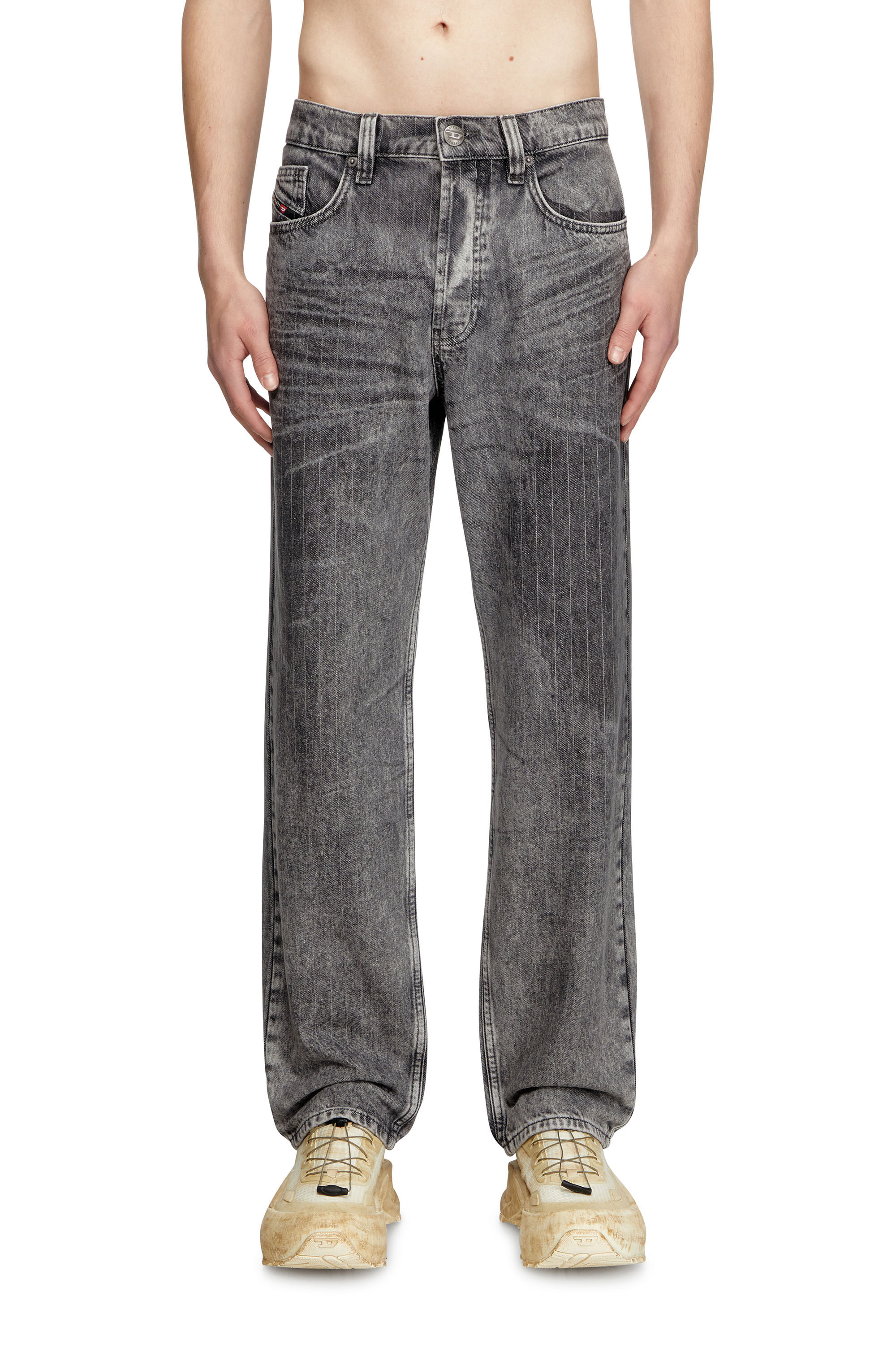 Diesel - Regular Jeans 2010 D-Macs 0ABCU Homme, Gris Clair - Image 3