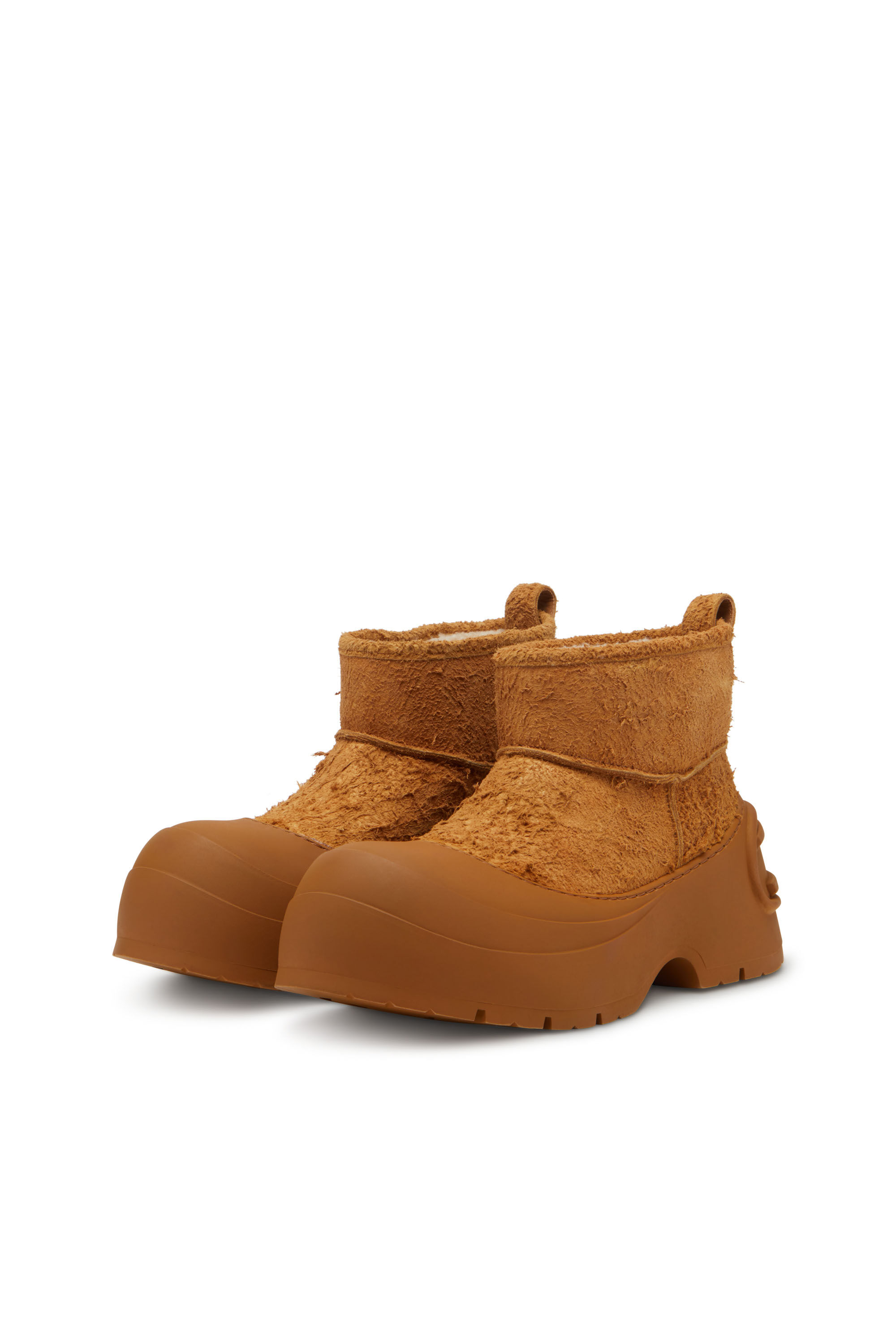 Diesel - D-DONALD MONTONE, D-Donald-Bottines épaisses avec semelle crantée Homme in Marron - 8
