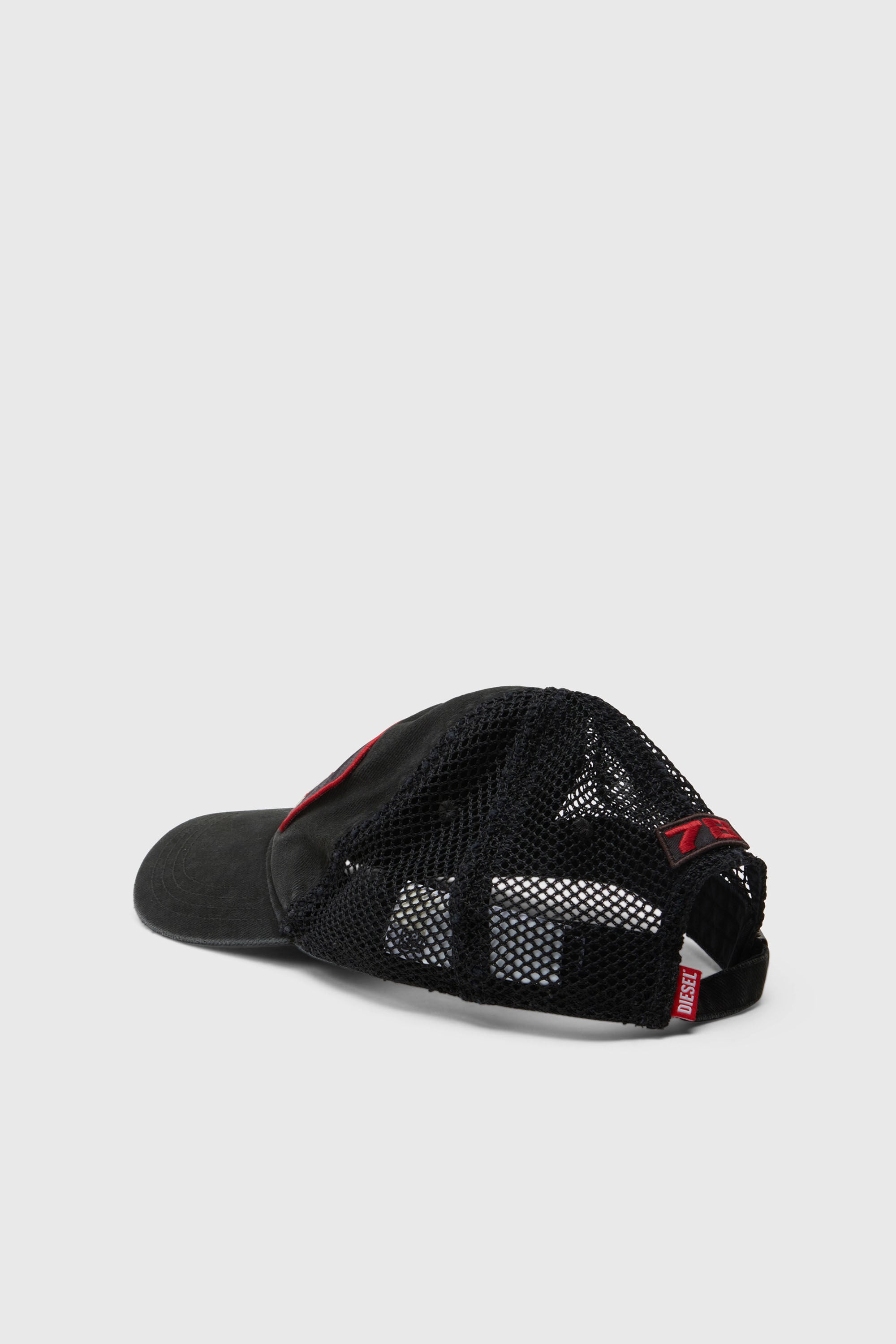Diesel - C-MESHY, Casquette de baseball avec r&eacute;sille Homme in Noir - 2