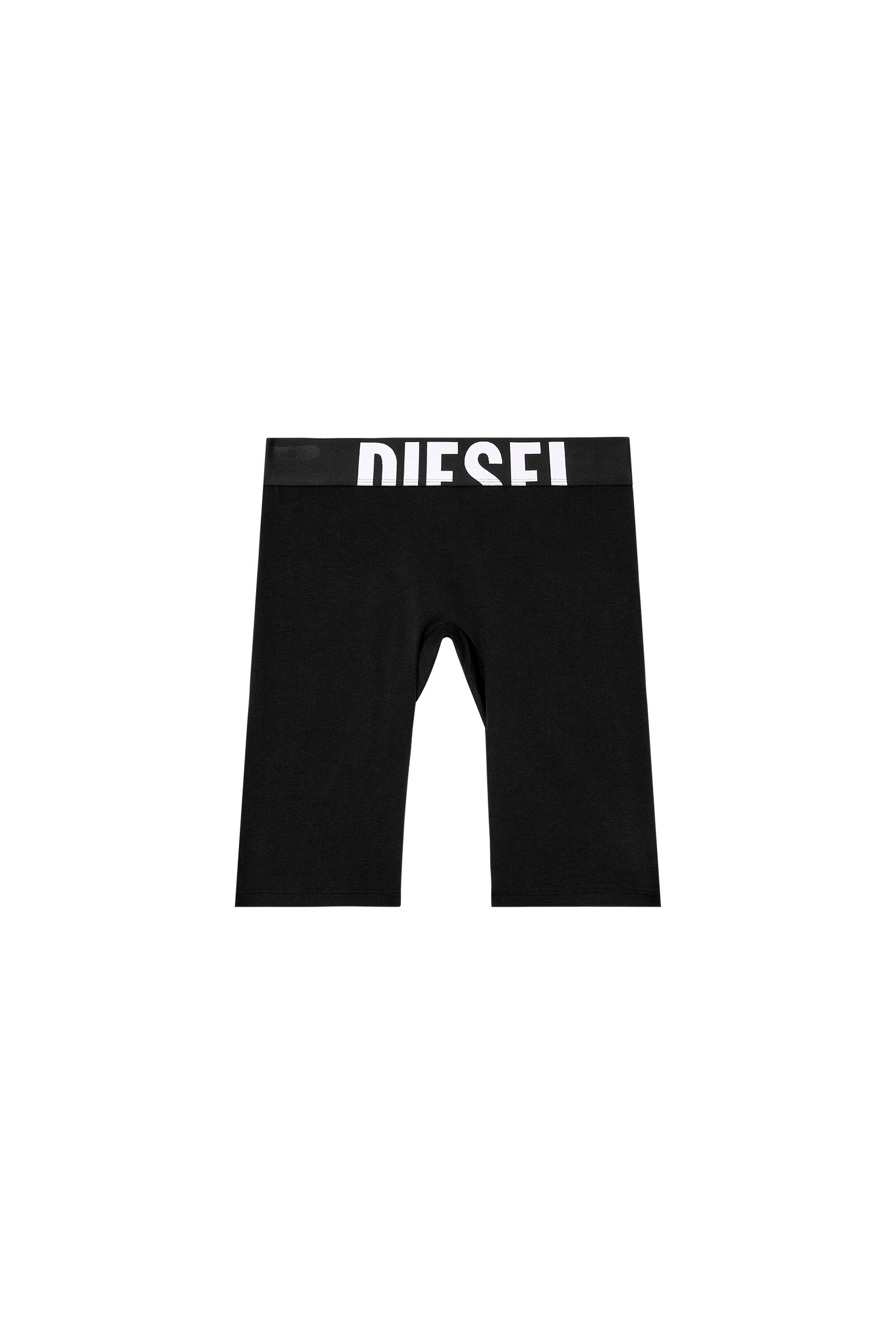 Diesel - IVA-D-POP, Short avec logo découpé Femme in Noir - 2