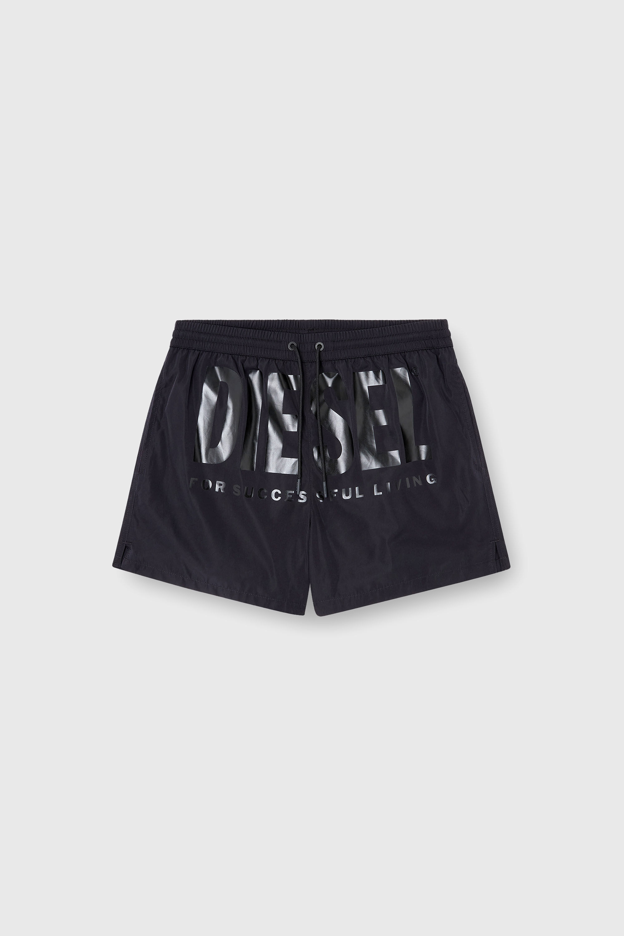 Diesel - KEN-37-D-CORE, Short de bain court avec maxi logo Homme in Noir - 4