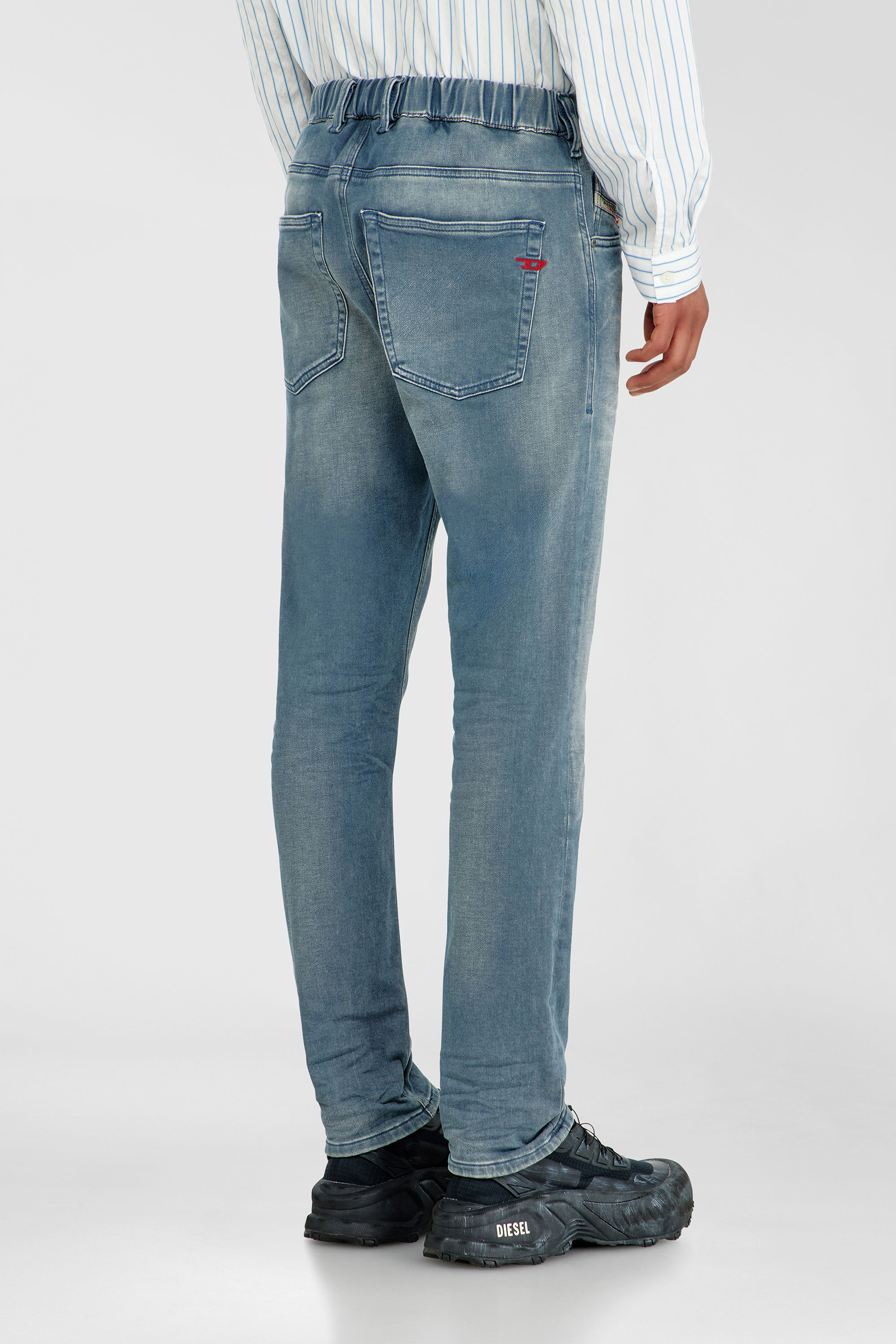 Diesel - Regular 2032 D-Krooley-BW Joggjeans&reg; 09P91 Homme, Bleu Clair - Image 3