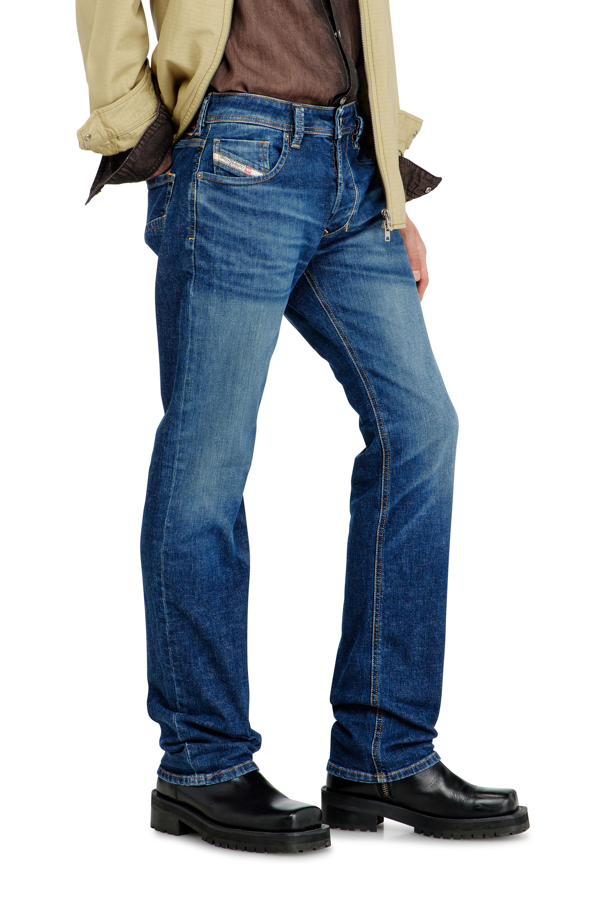 Men's Regular Jeans | Dark Blue | Diesel 1985 Larkee