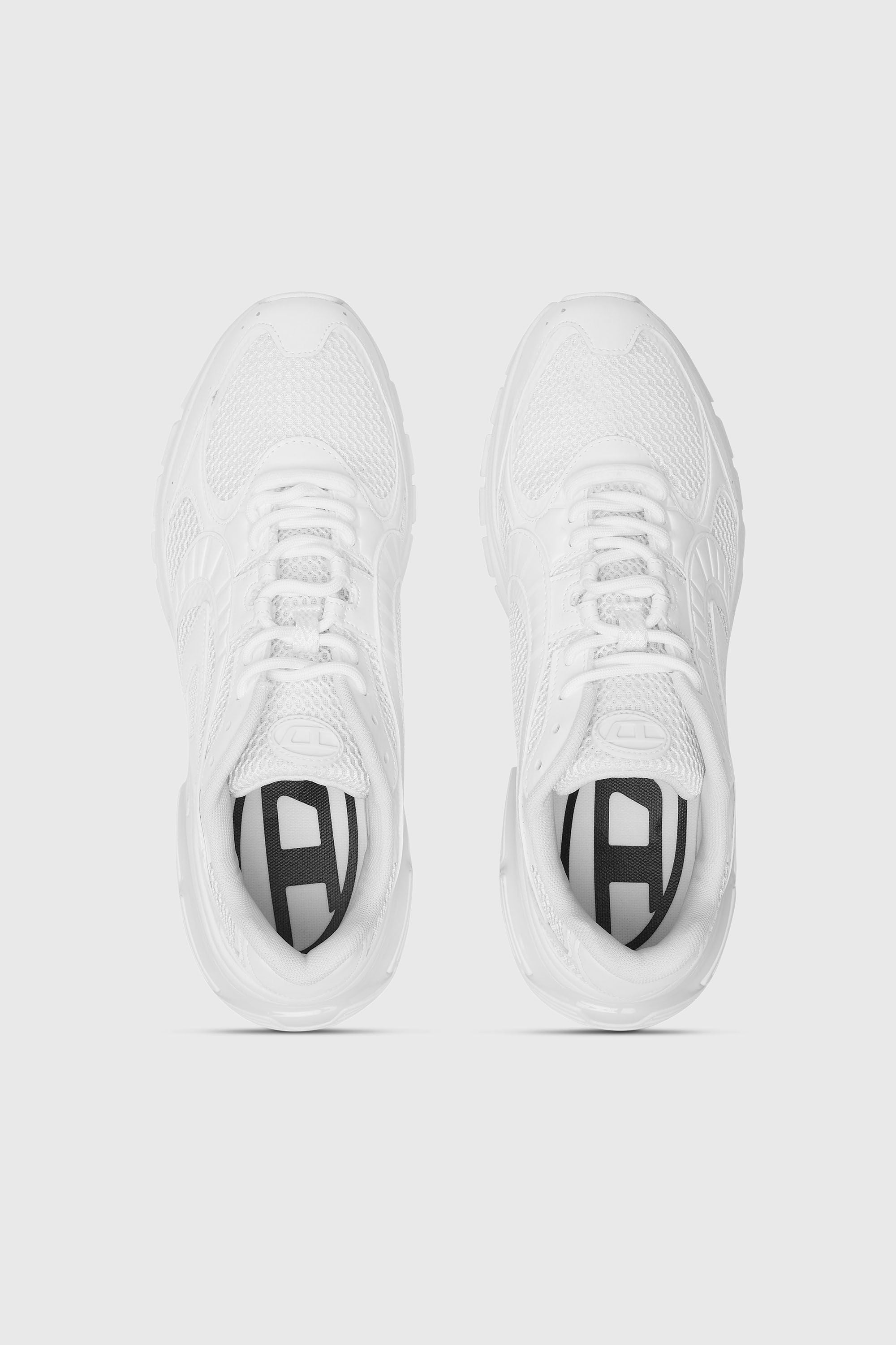 Diesel - S-PRO-V-DENSE LOW, S-Pro-V-Dense-Sneakers en mesh avec logo Oval D Homme in Blanc - 4