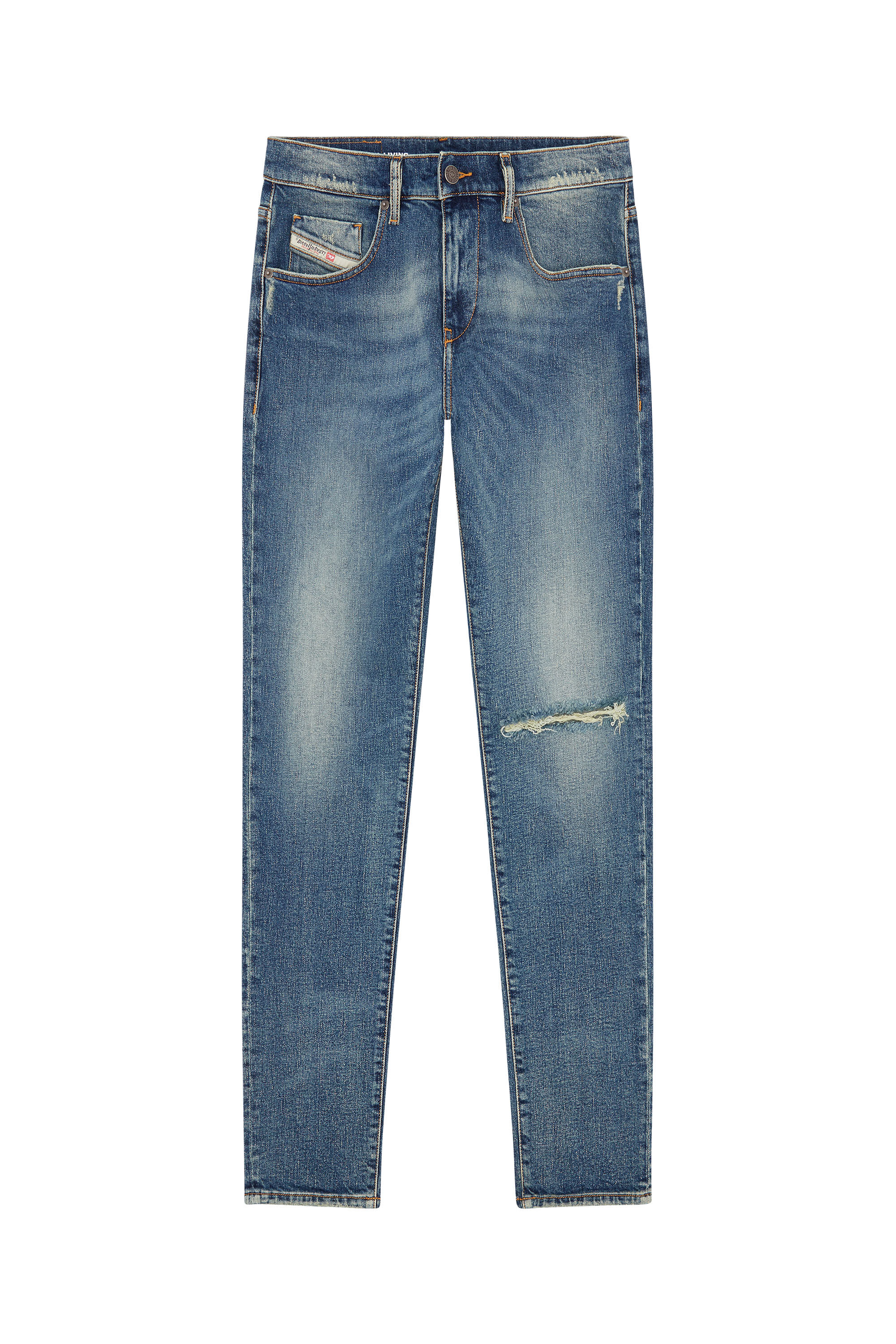 Diesel - Slim Jeans 2019 D-Strukt 007M5, Dark Blue - Image 2