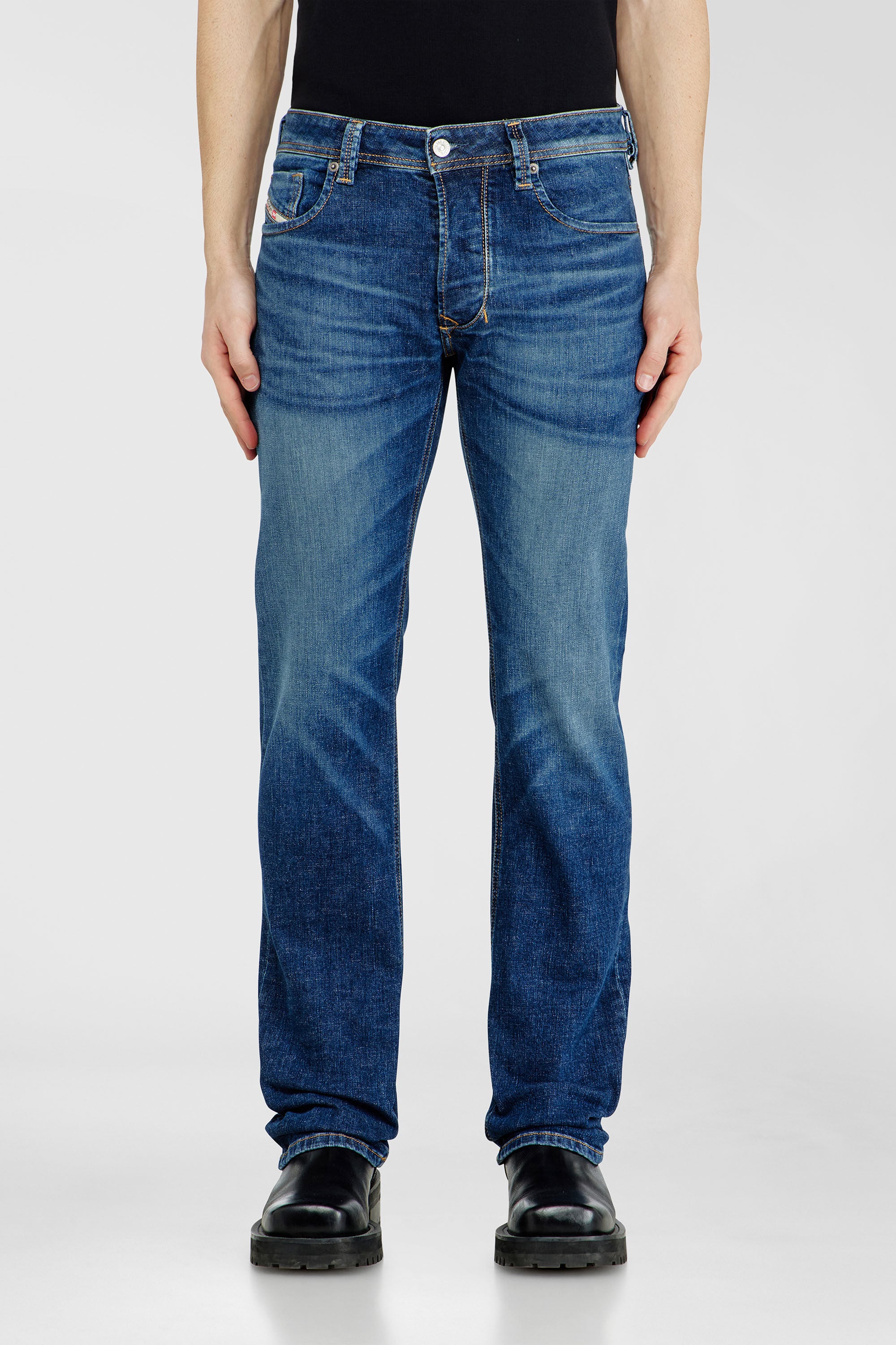 Diesel - Regular Jeans 1985 Larkee 09J47 Homme, Bleu Fonc&eacute; - Image 4