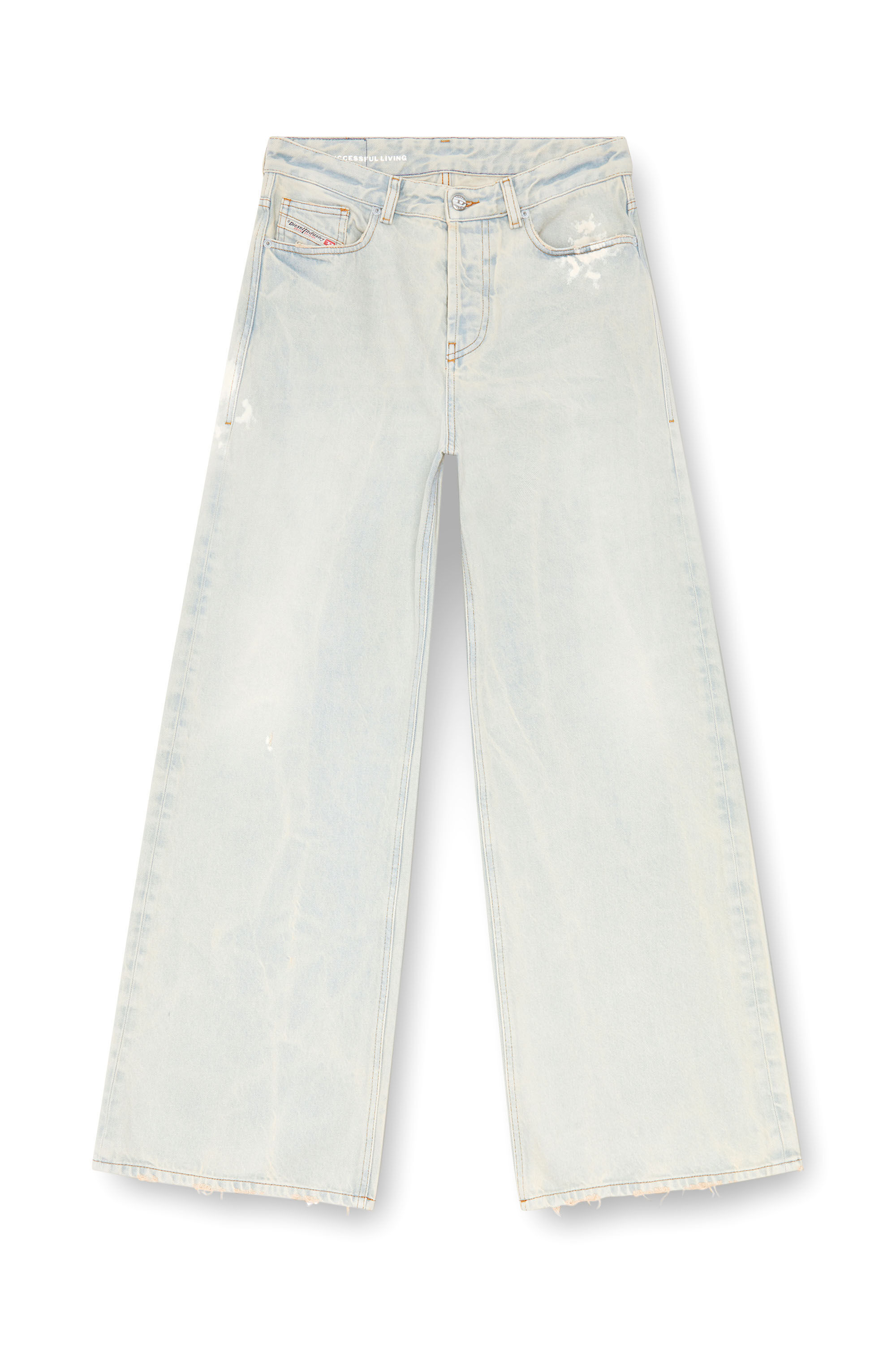 Diesel - Femme Straight Jeans 1996 D-Sire 09J81, Bleu Clair - Image 2