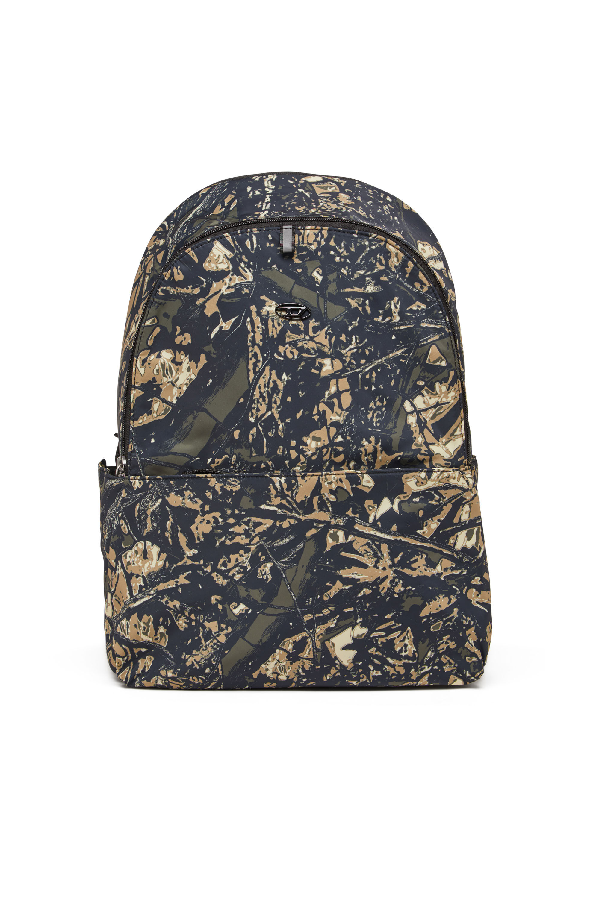 Diesel - D-PACK BACKPACK X, D-Pack-Sac à dos en tissu avec imprimé camouflage Homme in Vert - 1