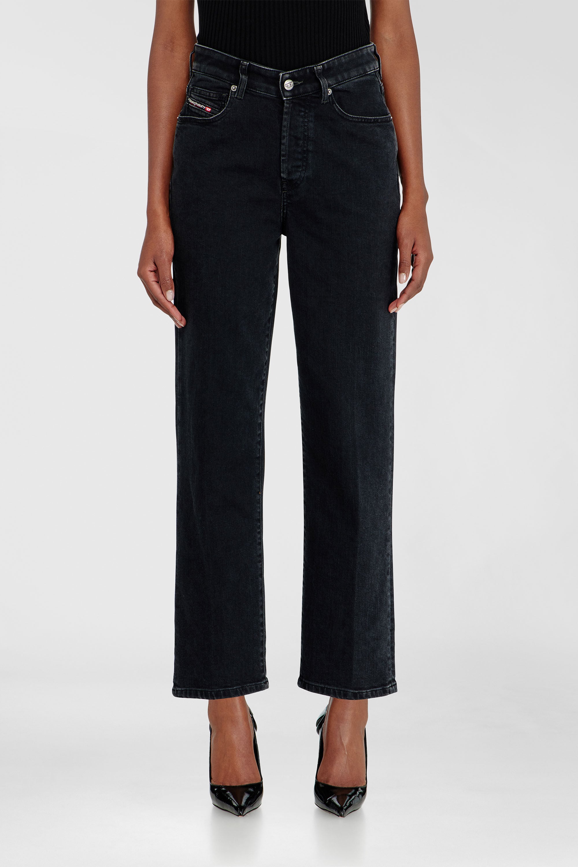 Diesel - Regular Jeans 1981 D-Went 09N89 Femme, Noir/Gris fonc&eacute; - Image 4
