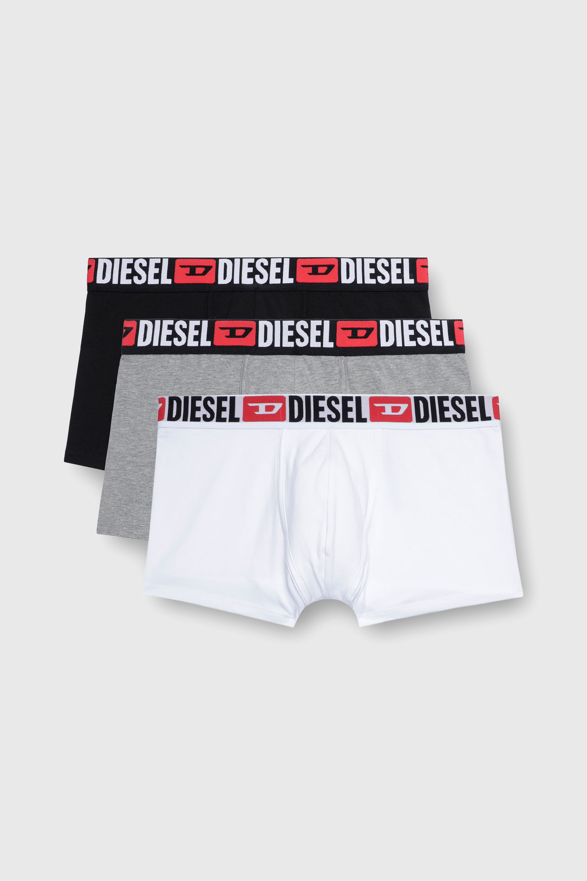Diesel - UMBX-DAMIENTHREEPACK, Lot de trois boxers avec taille orn&eacute;e du logo sur toute la surface Homme in Polychrome - 2