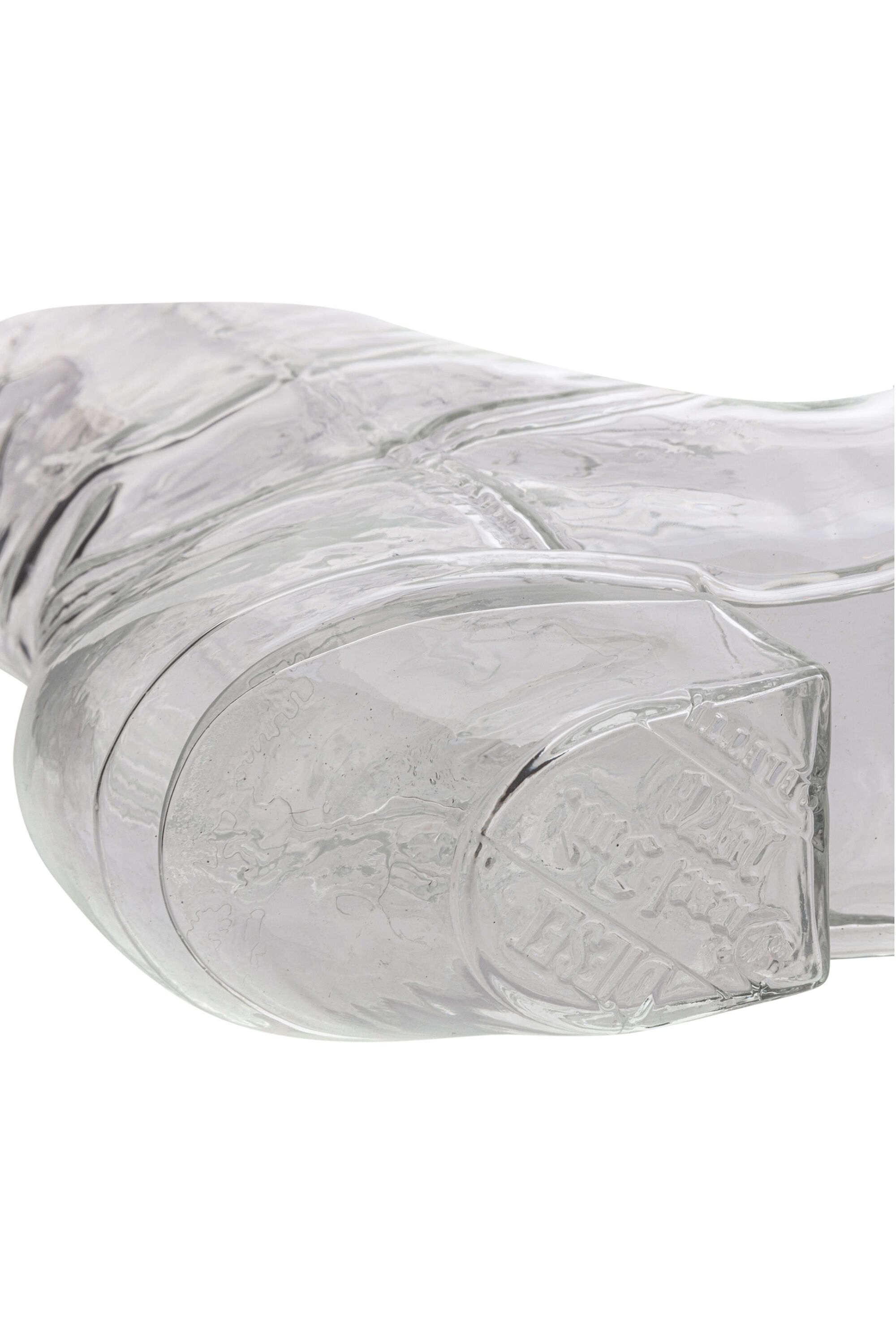 Diesel - 10064 GLASS VASE CRYSTALBOOTIE CM.24X8 H, Vase en verre Mixte in Blanc - 5
