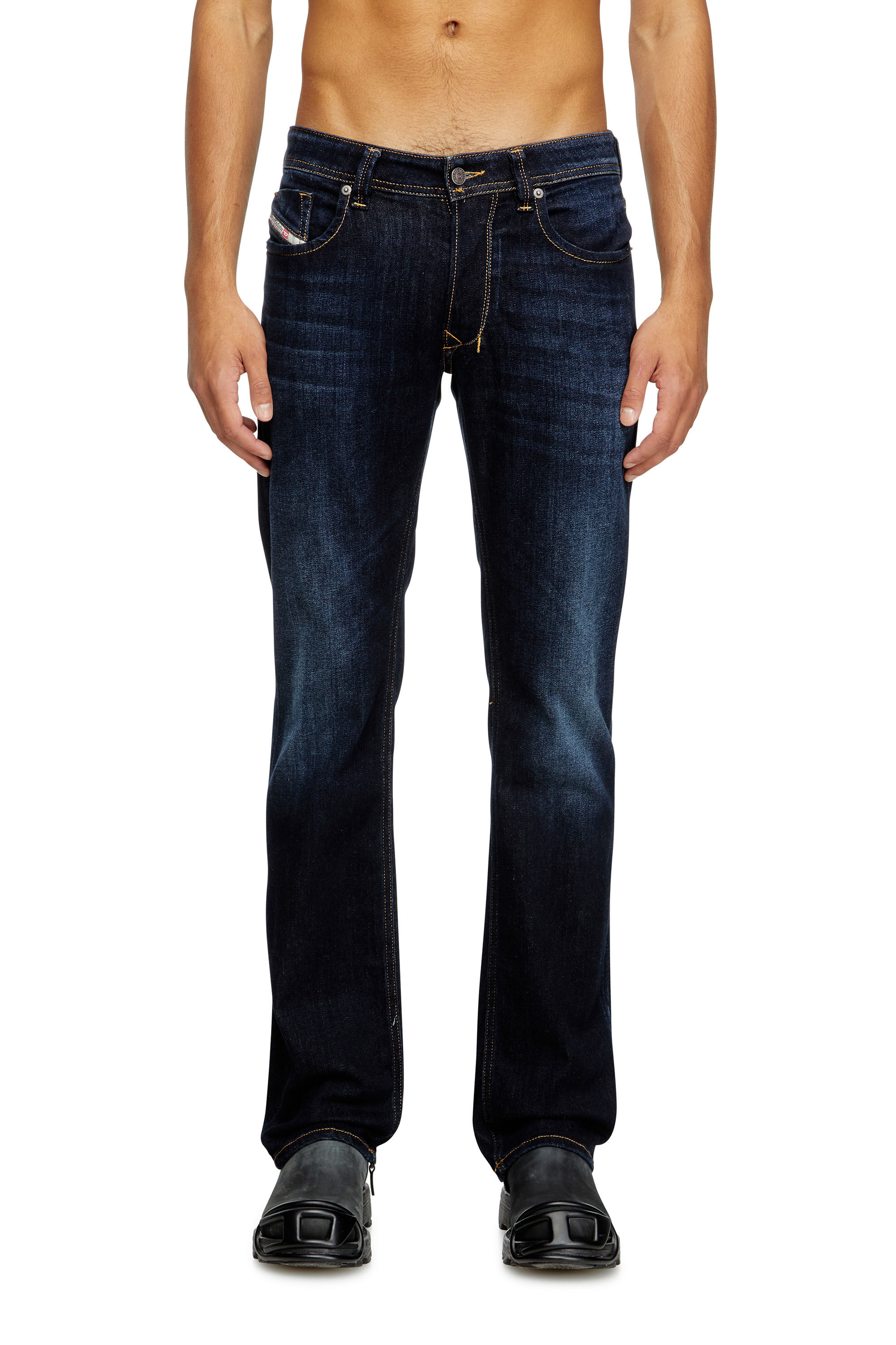Men's Regular Jeans | Dark Blue | Diesel 1985 Larkee