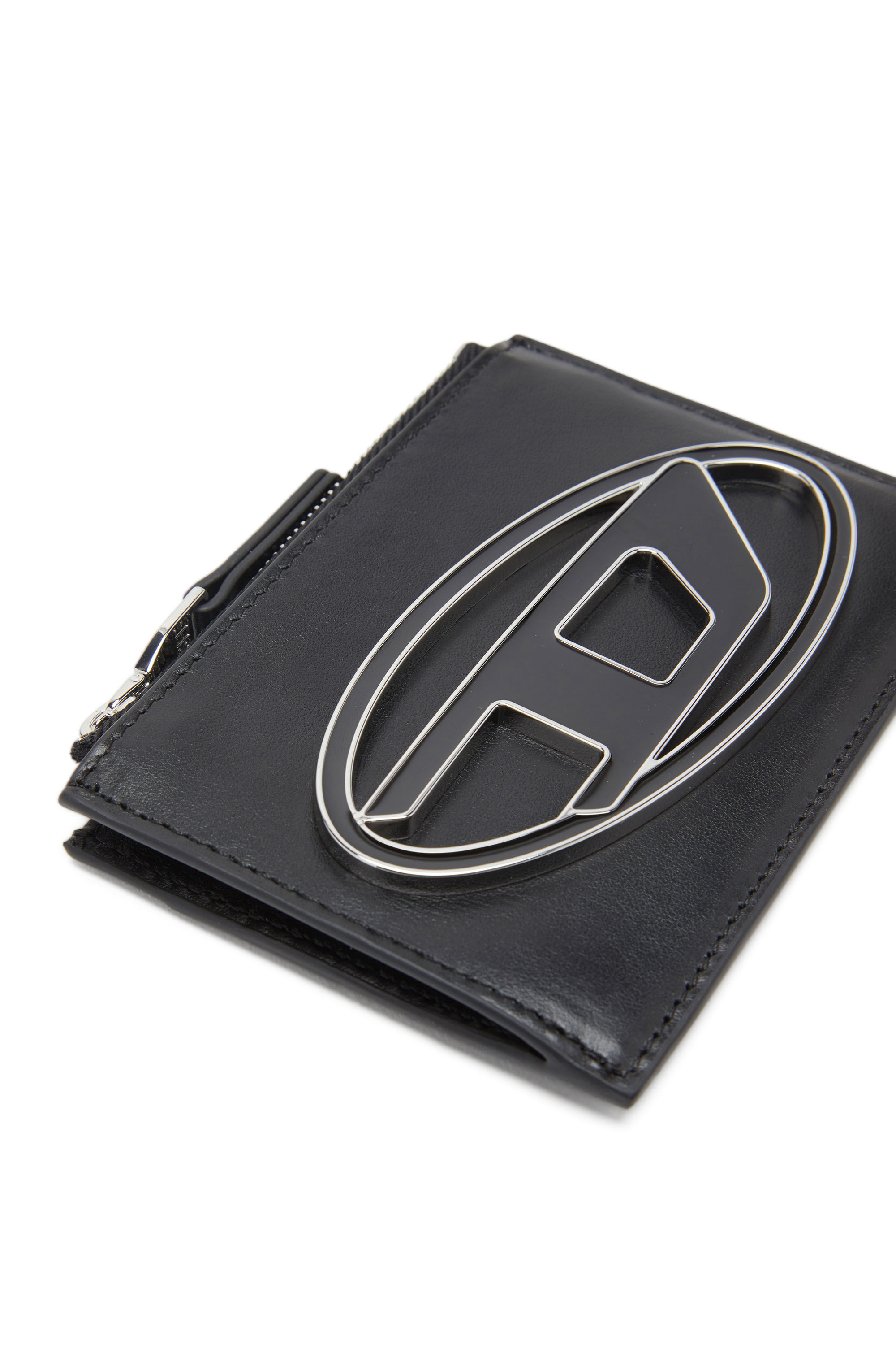 Diesel - 1DR CARD HOLDER I, Porte-cartes en cuir Femme in Noir - 4