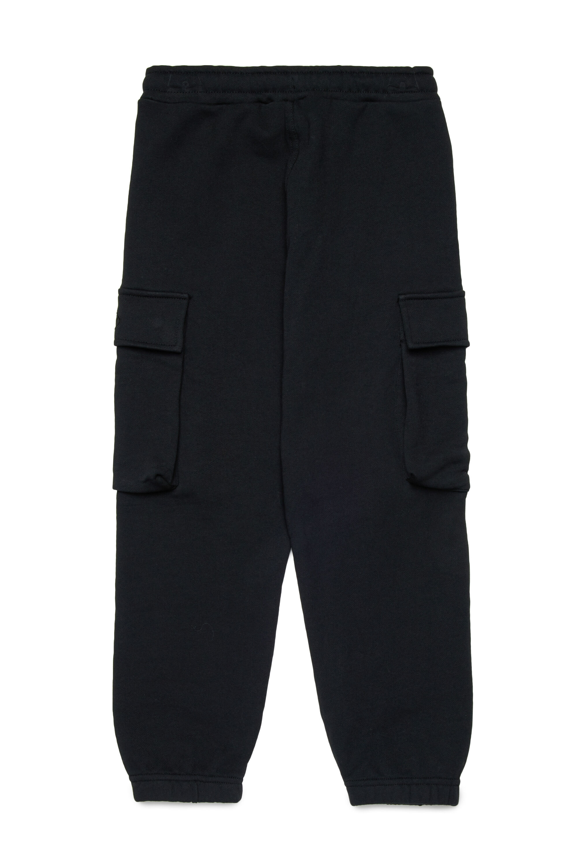 Diesel - PLEKOX, Pantalon de survêtement cargo avec broderie Oval D Homme in Noir - 2