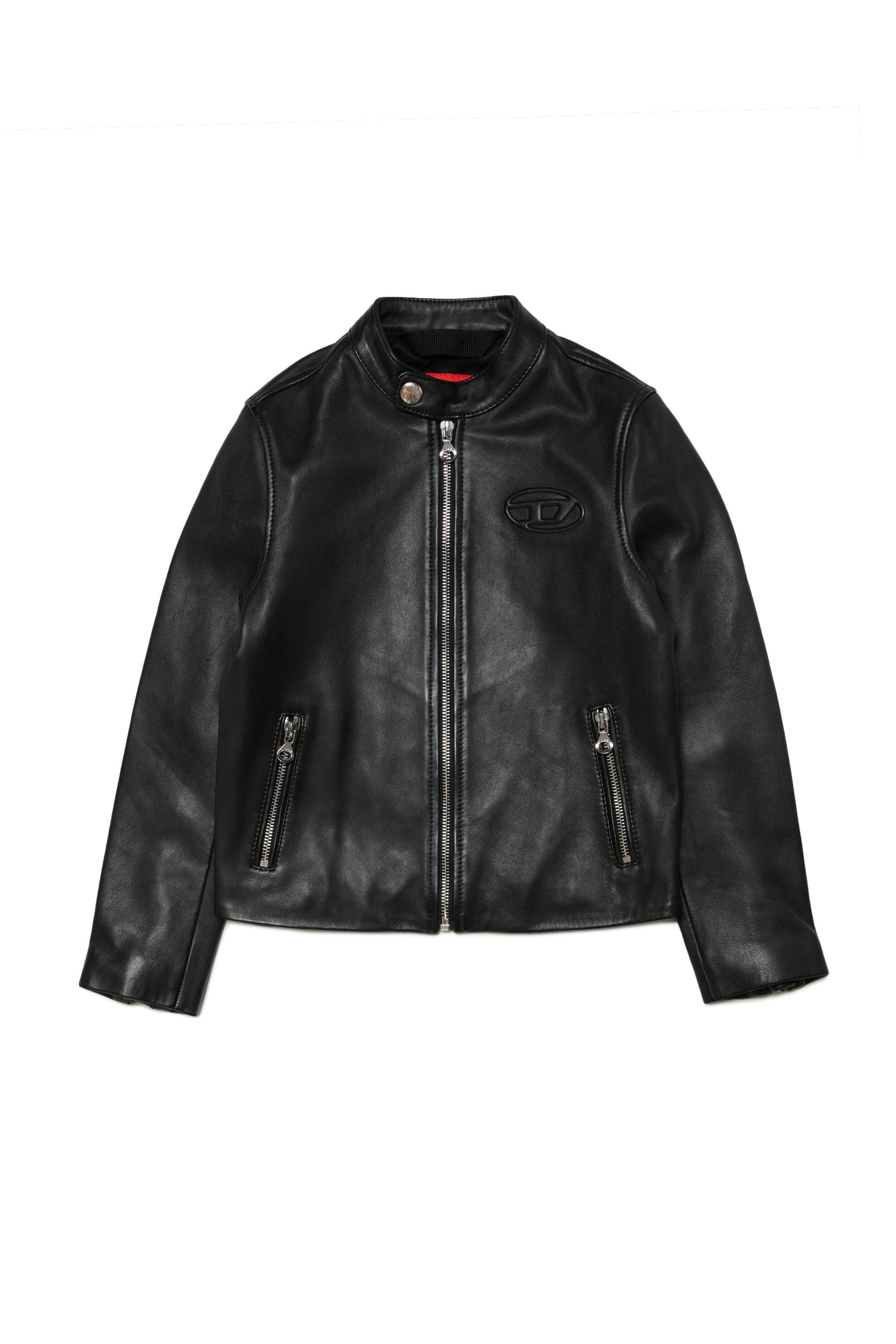 口コミ・レビュー評価が高いおすすめ人気商品の通販 embossed with jacket biker Leather logo YEARS 4-16 | Black | ジャケット・アウター