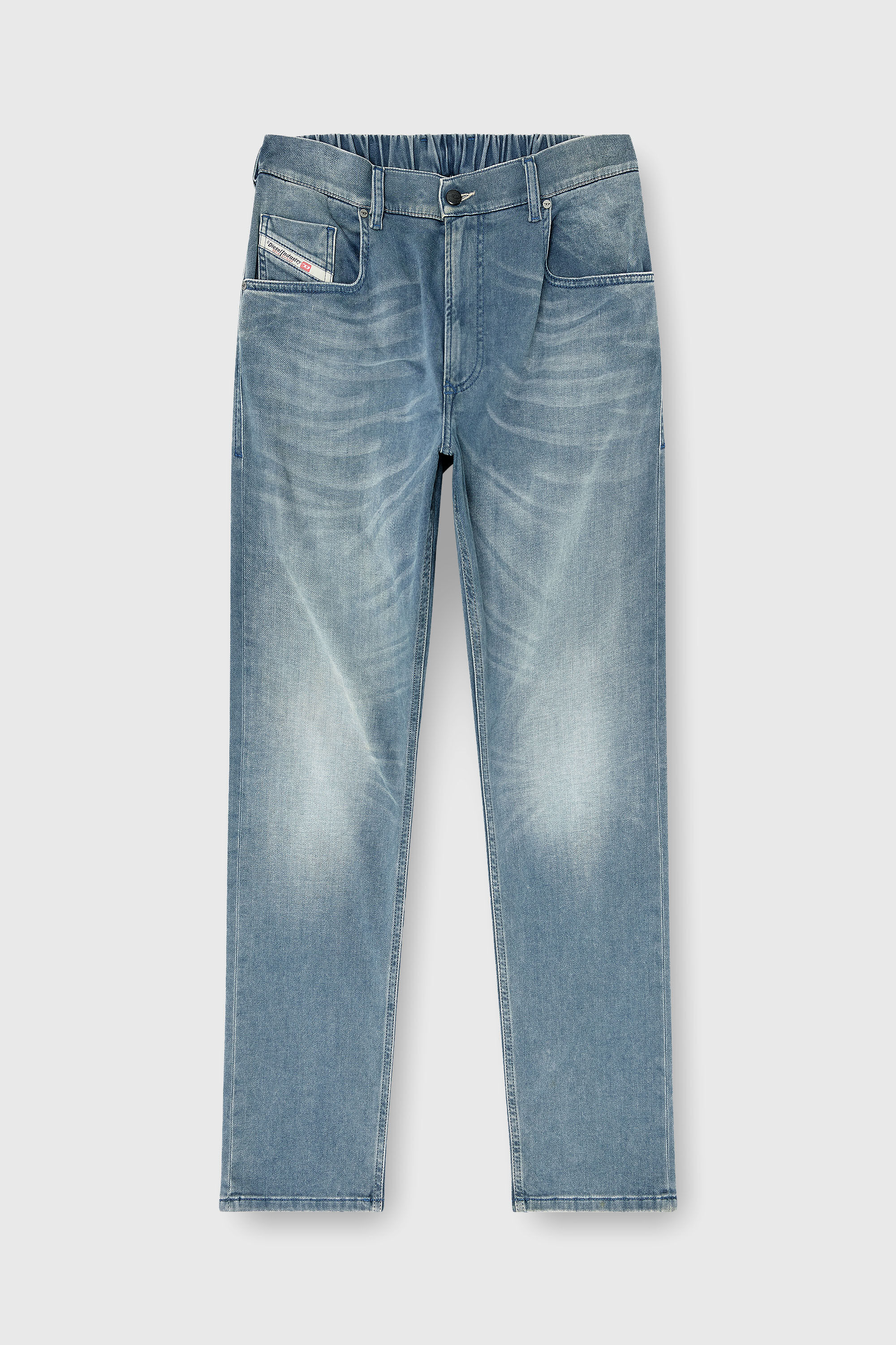 Diesel - Regular 2032 D-Krooley-BW Joggjeans&reg; 09P91 Homme, Bleu Clair - Image 4