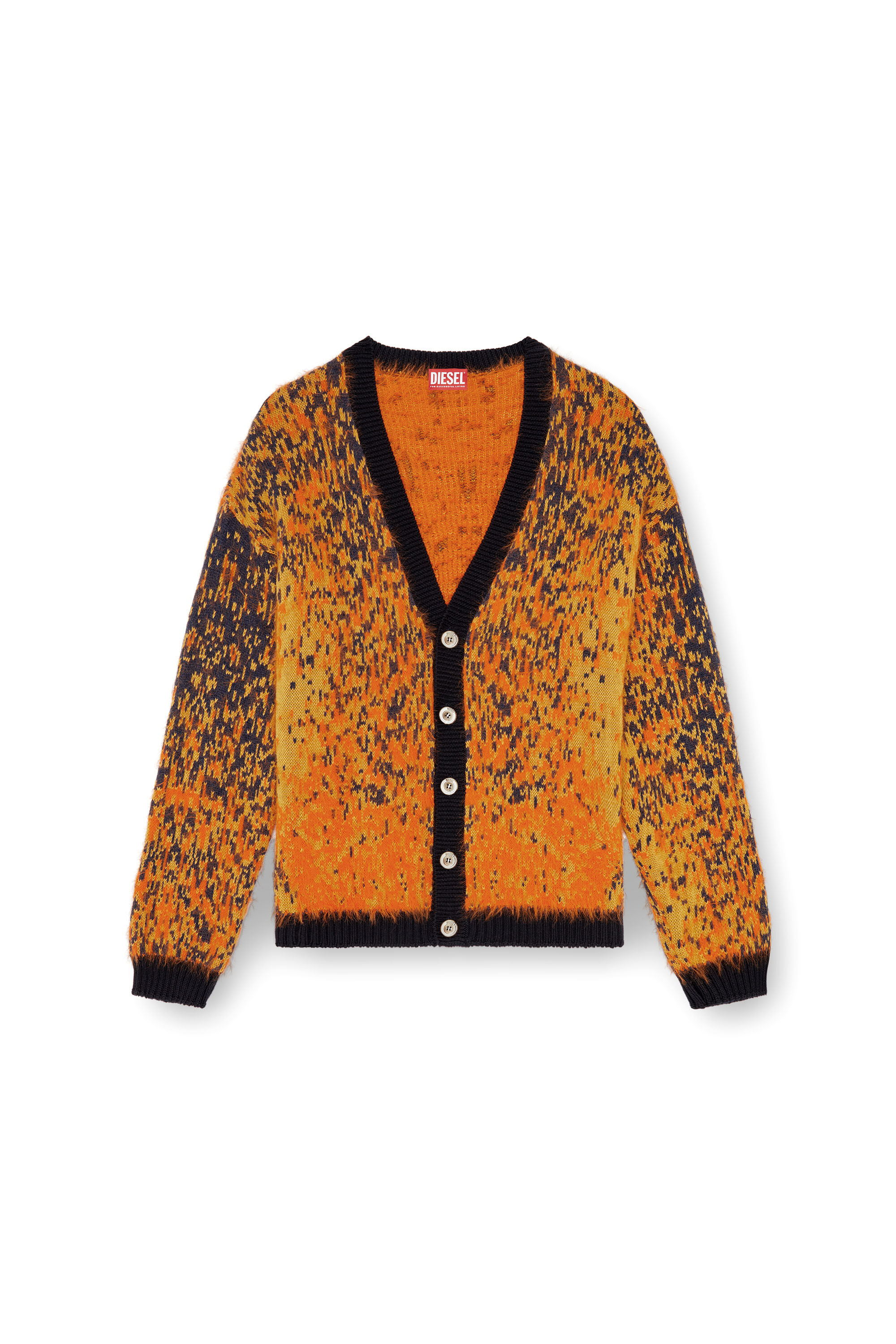 Orange cardigan mens online