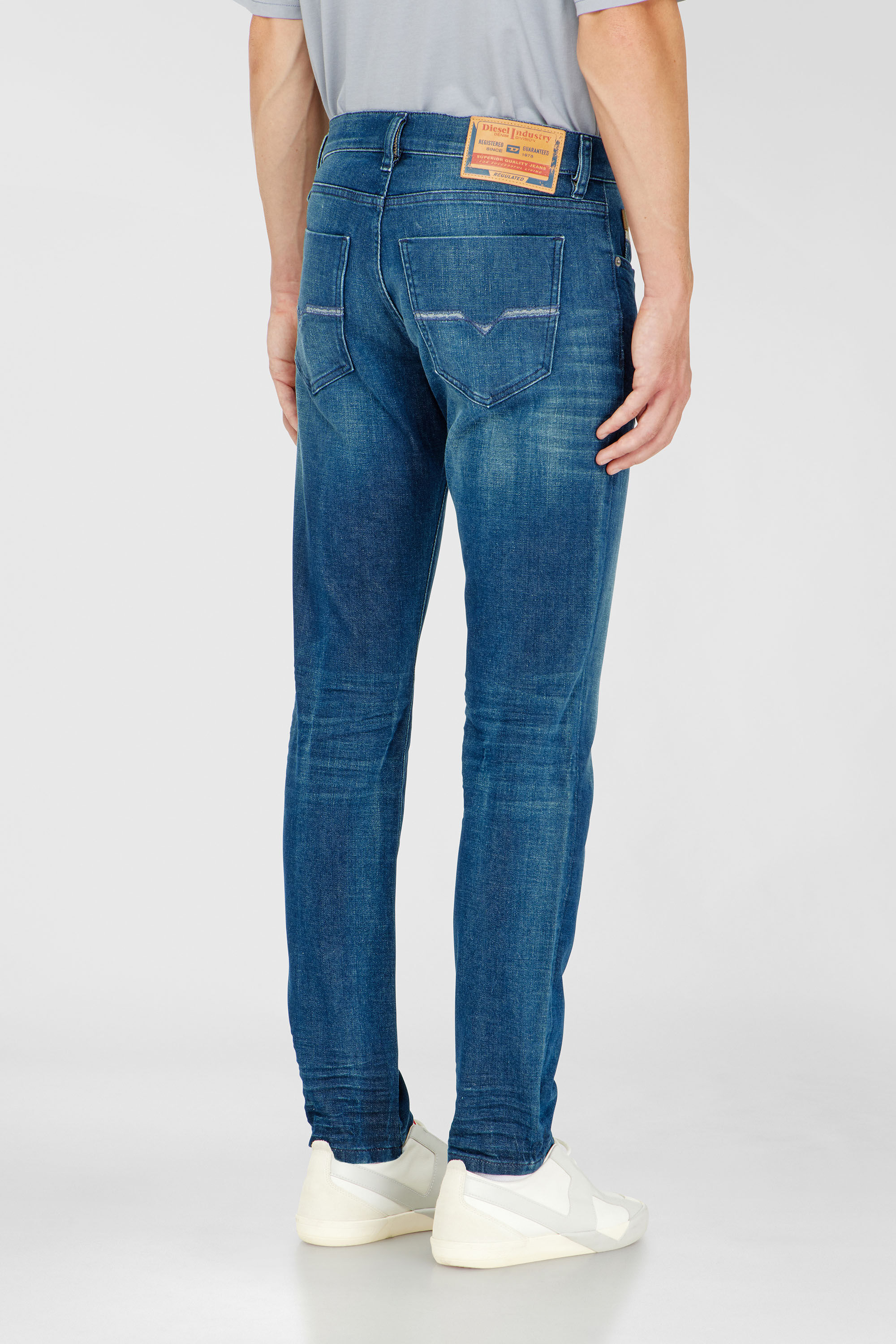 Diesel - Slim Jeans 2019 D-Strukt 0PBBZ Homme, Bleu moyen - Image 5