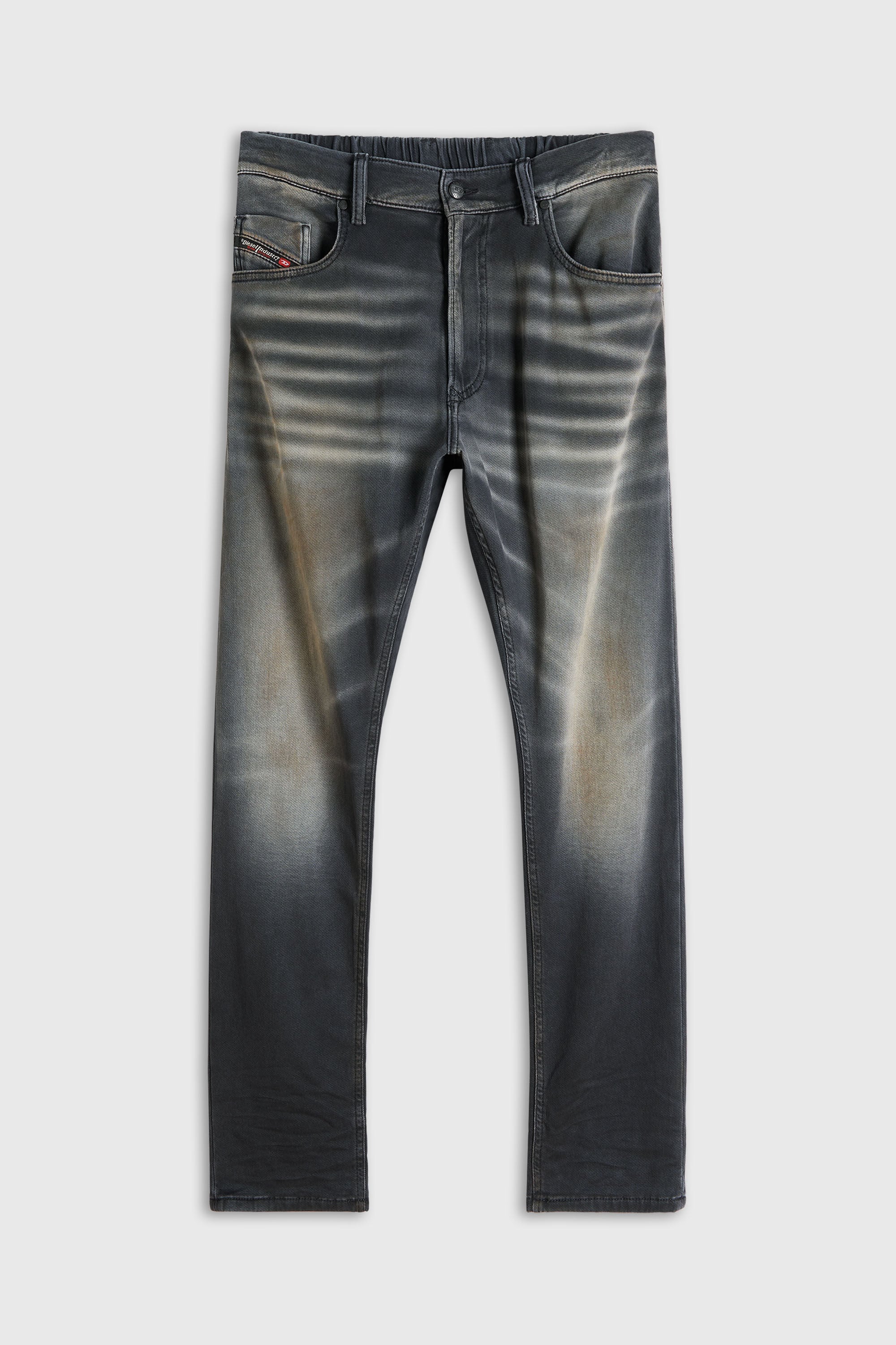 Diesel - Man's Regular 2032 D-Krooley-BW Joggjeans&reg; 068ZQ, Black/Dark grey - 4