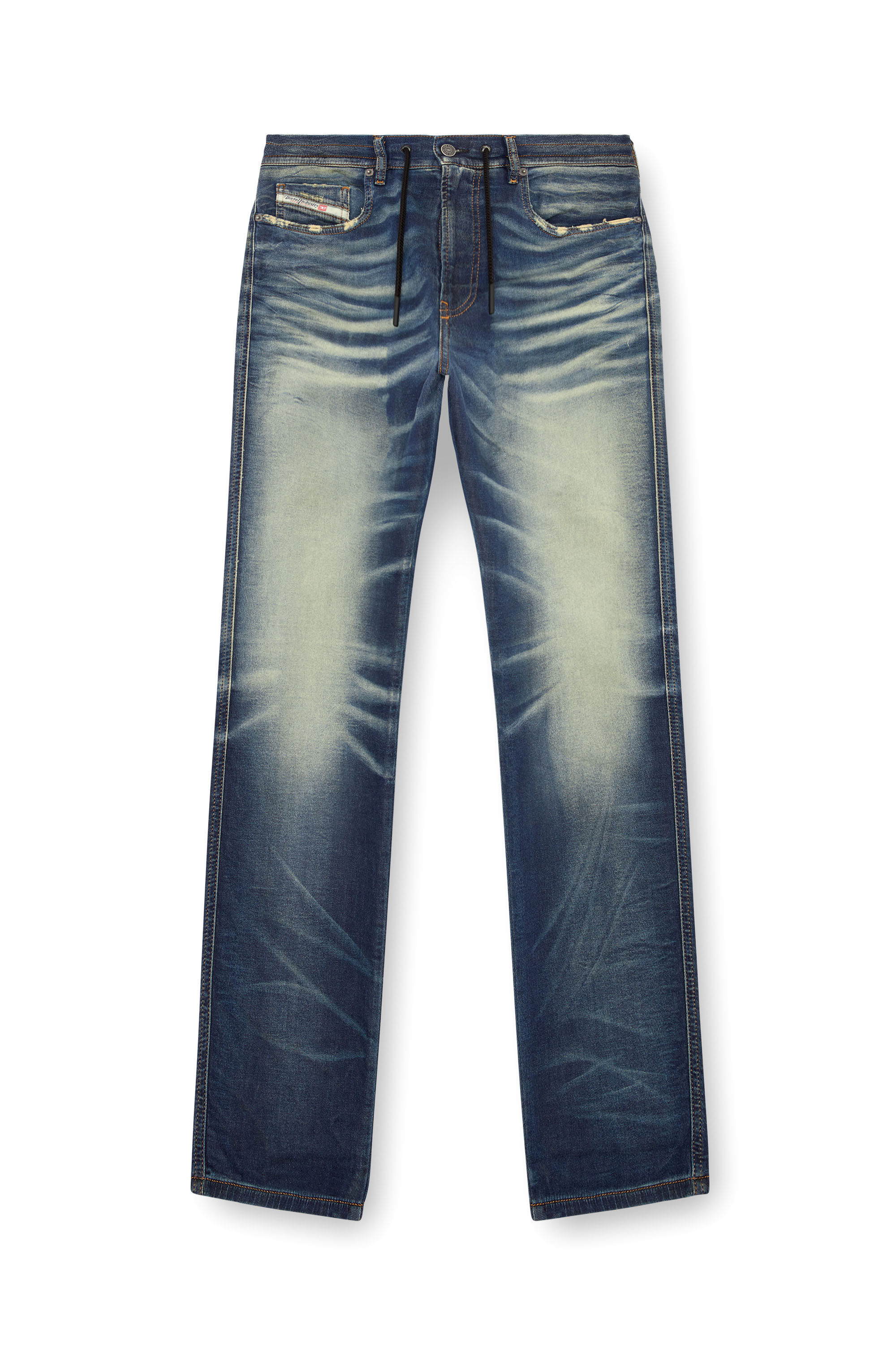 Diesel - Homme Slim 2060 D-Strukt Joggjeans® 068MH, Bleu Foncé - Image 2