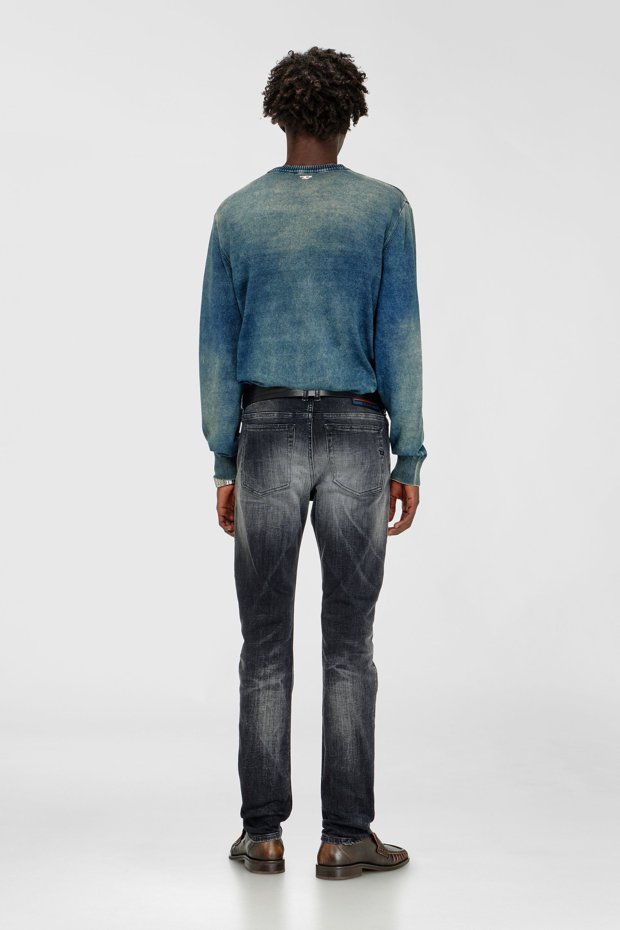 Diesel - Skinny Jeans 1979 Sleenker 09R08 Homme, Noir/Gris fonc&eacute; - Image 3