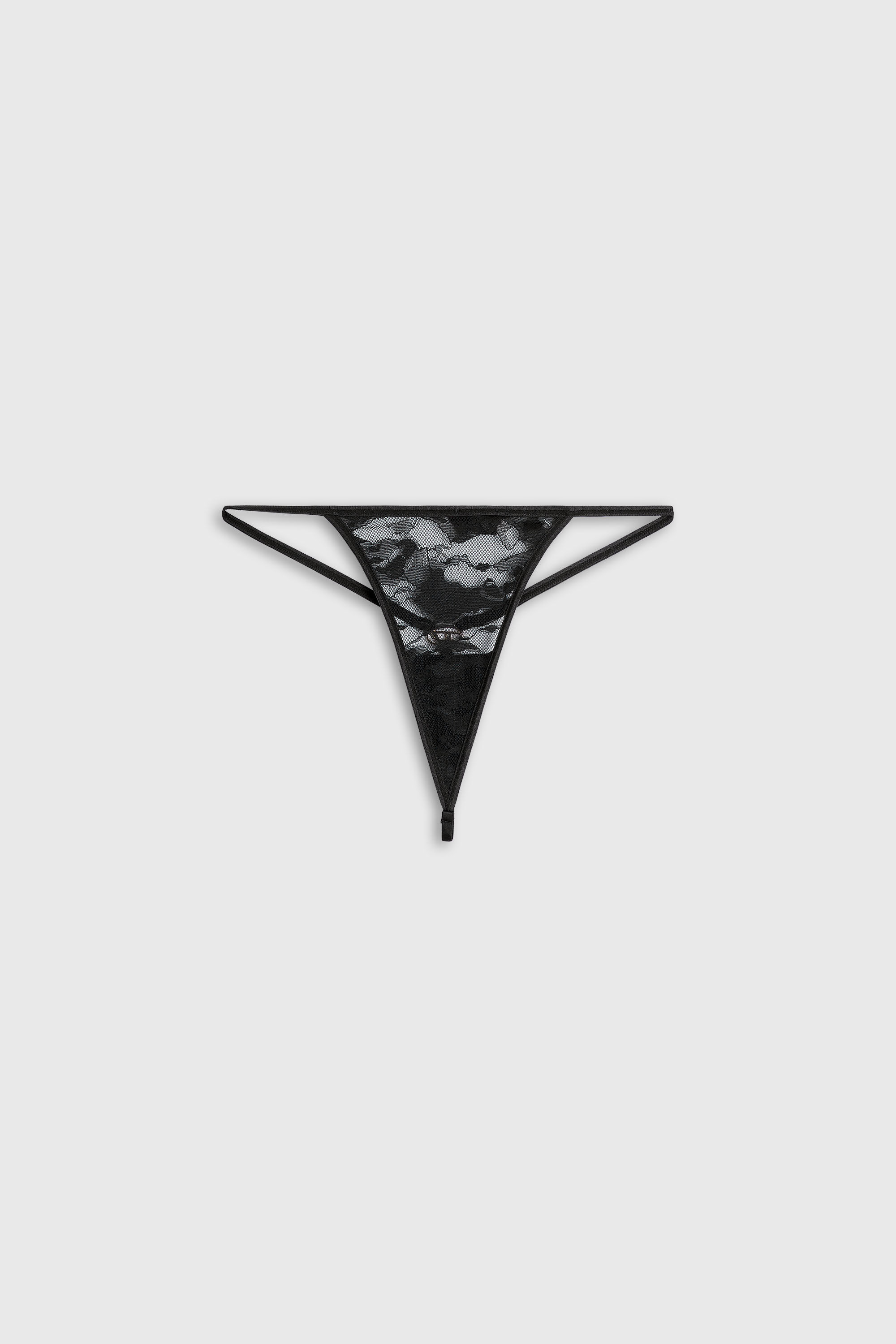 Diesel - GEMMA-UTLT, String en dentelle camouflage Femme in Noir - 2