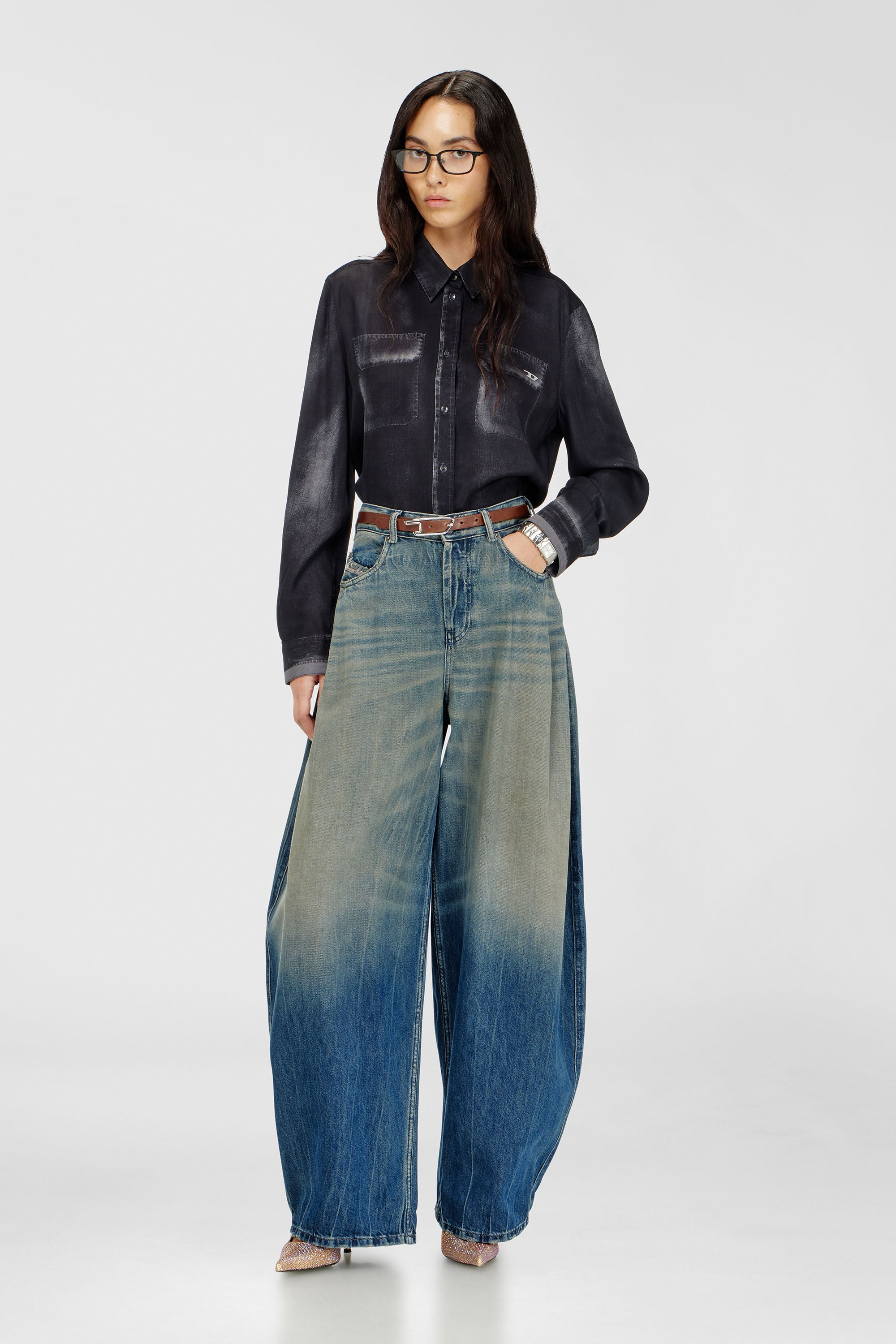 Diesel - Relaxed Jeans 1987 D-Khelz 09Q72 Femme, null - Image 2
