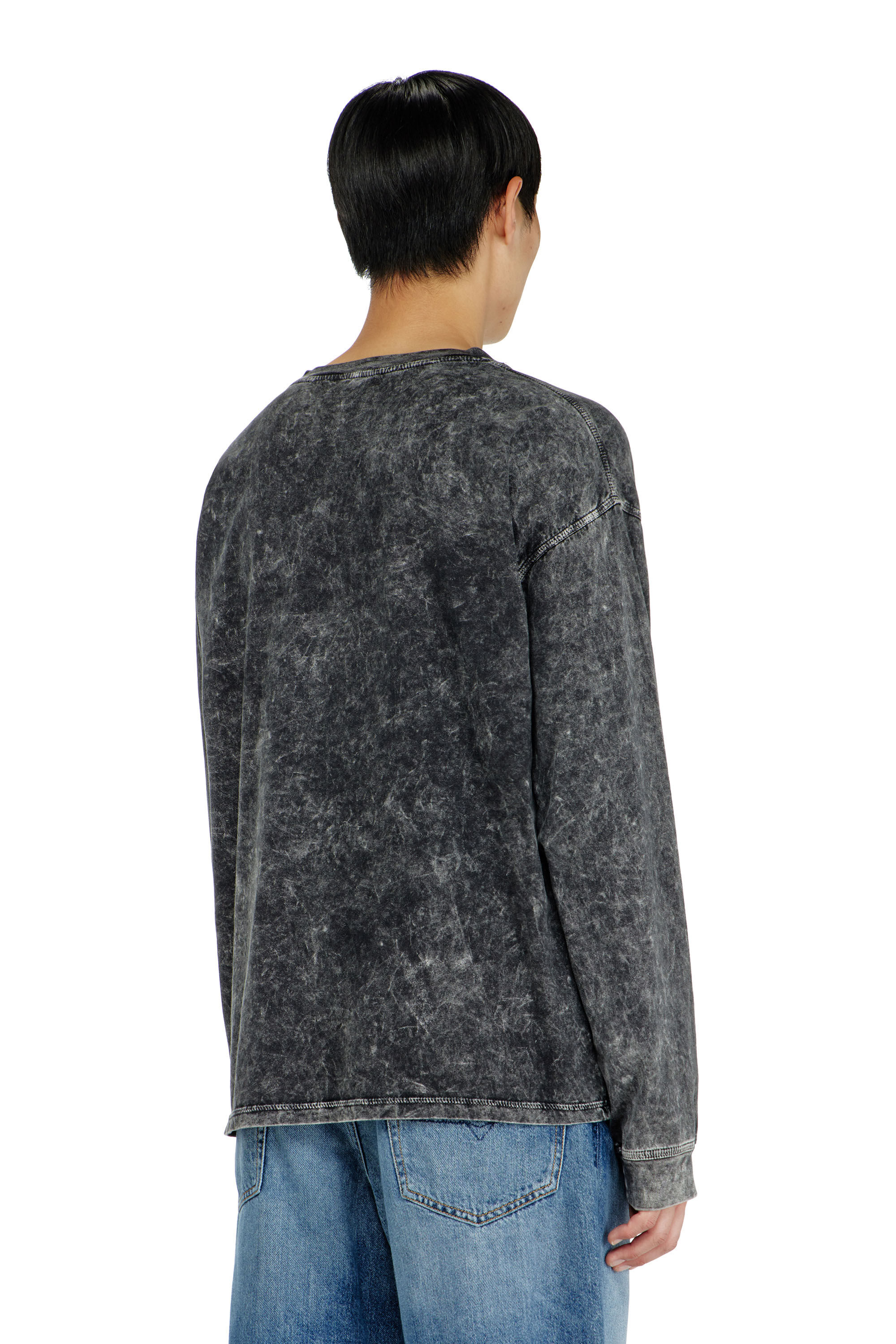 Diesel - T-BOXT-LS-AA5, Haut &agrave; manches longues avec effet trait&eacute; Homme in ToBeDefined - 4