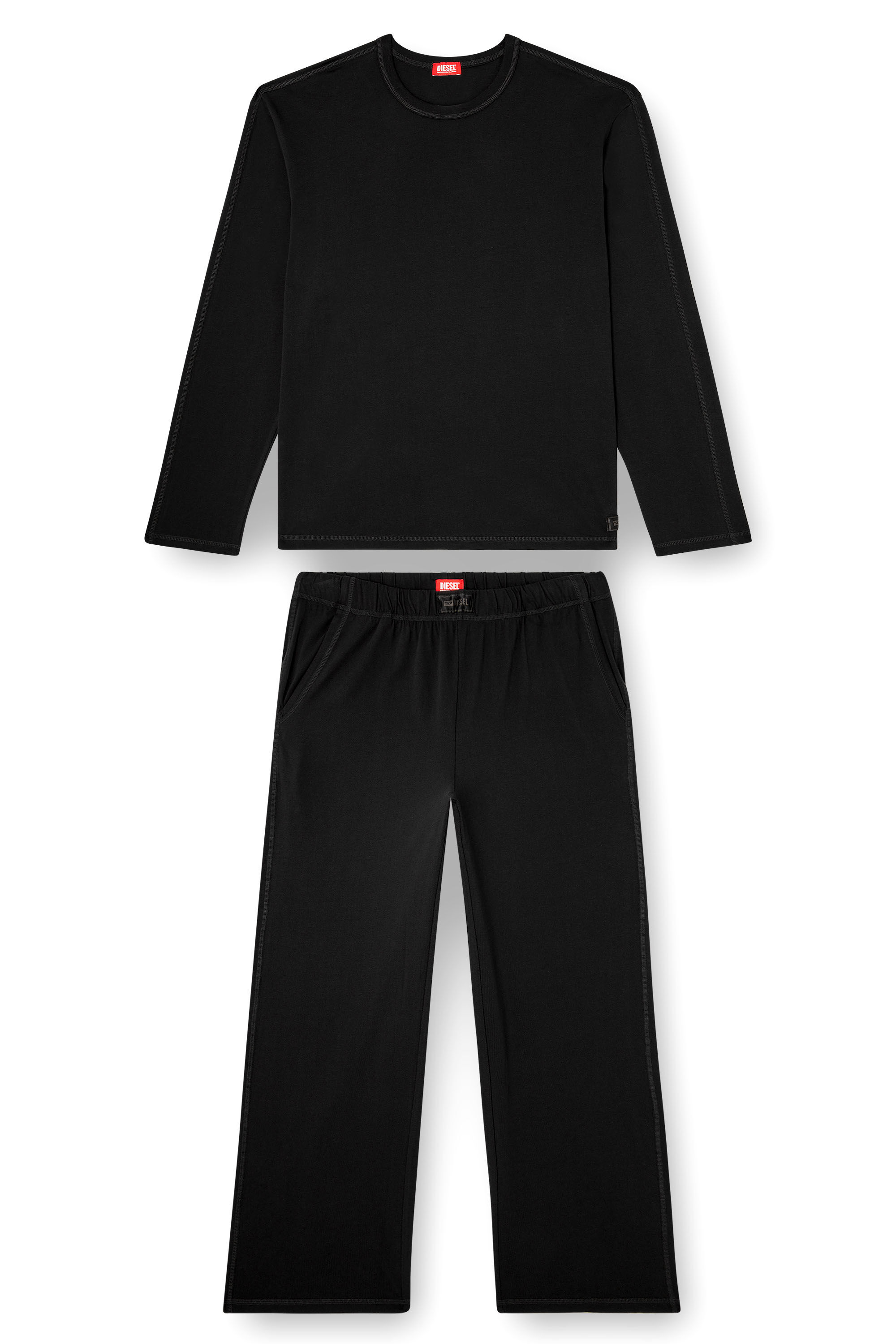 Diesel - SET-ADRIAN-UTLT, Pyjama en jersey de coton Homme in ToBeDefined - 2