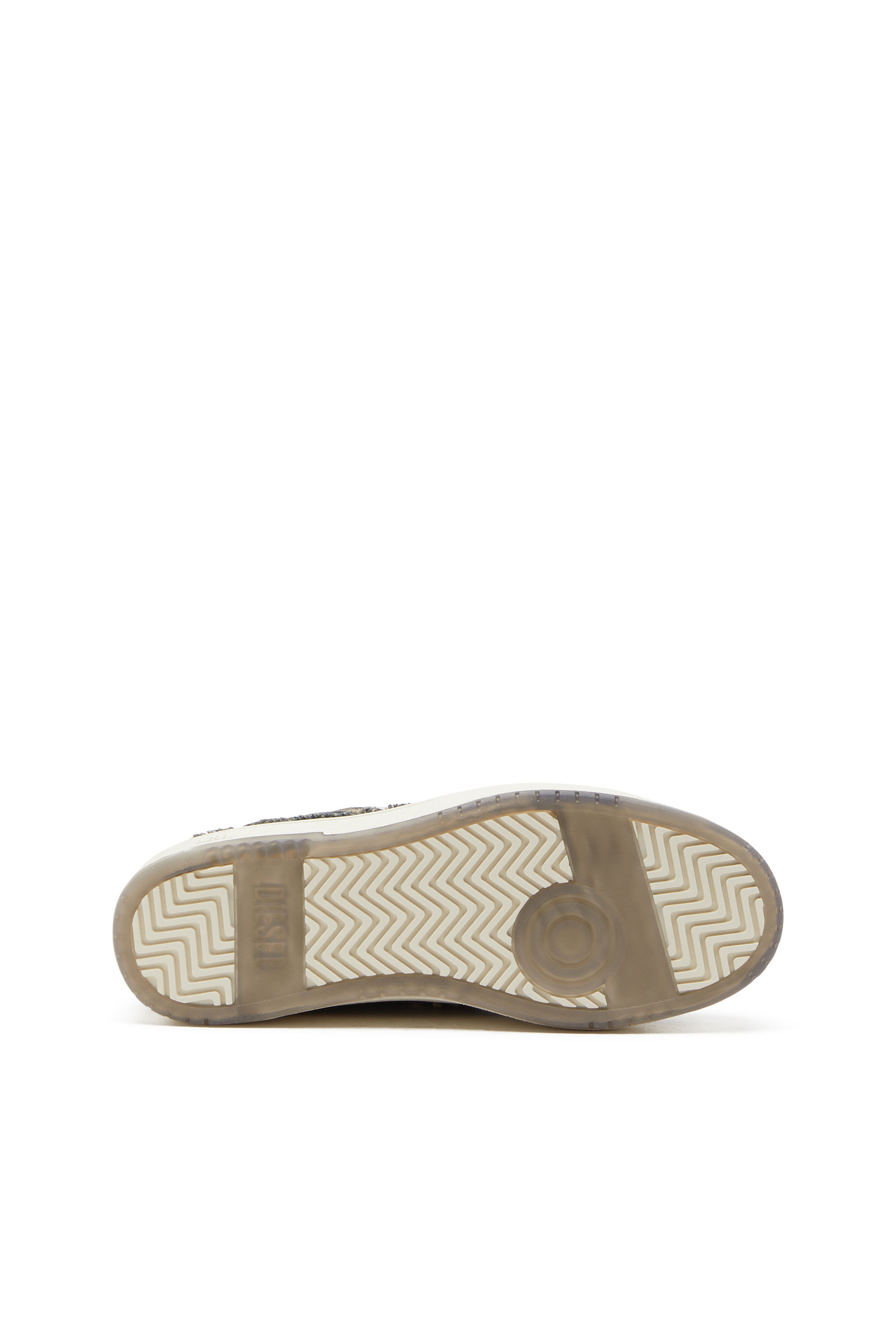 Diesel - S-TRACKER-D LOW, S-Tracker-D-Baskets en denim effiloché avec semelle transparente Homme in Bleu - 5