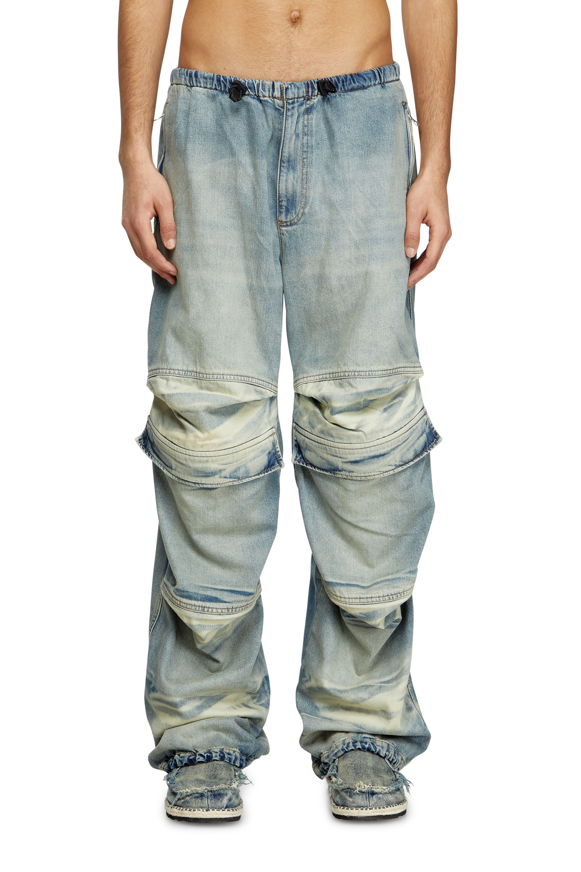Diesel - Relaxed Jeans D-Dayetz 0ABDF Mixte, Bleu Clair - Image 3