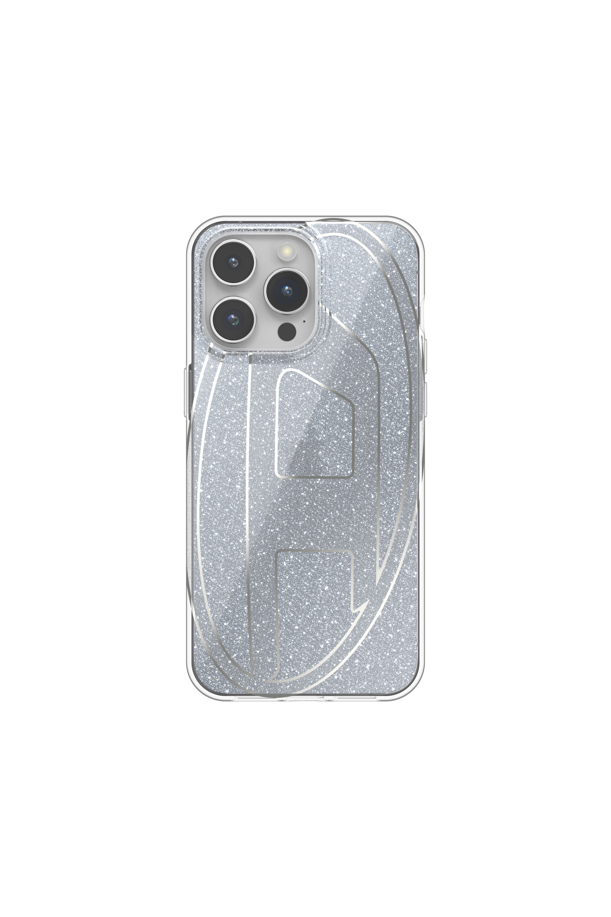 Diesel - 60033 AOP CASE, Coque glitter pur iP 15 Pro Max Mixte in Gris argenté - 2