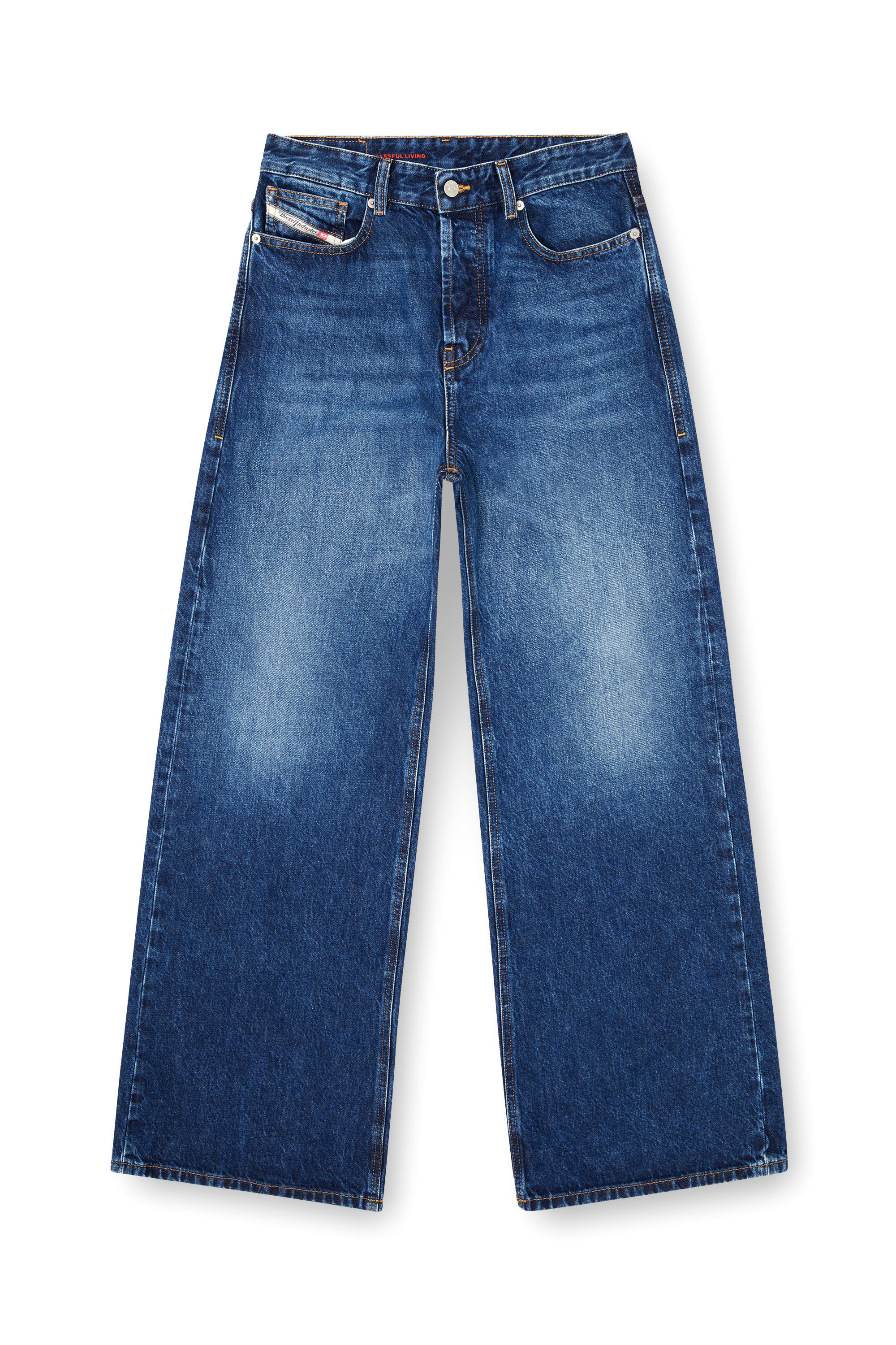 Diesel - Relaxed Jeans 1996 D-Sire 09I27 Femme, Bleu Foncé - Image 2
