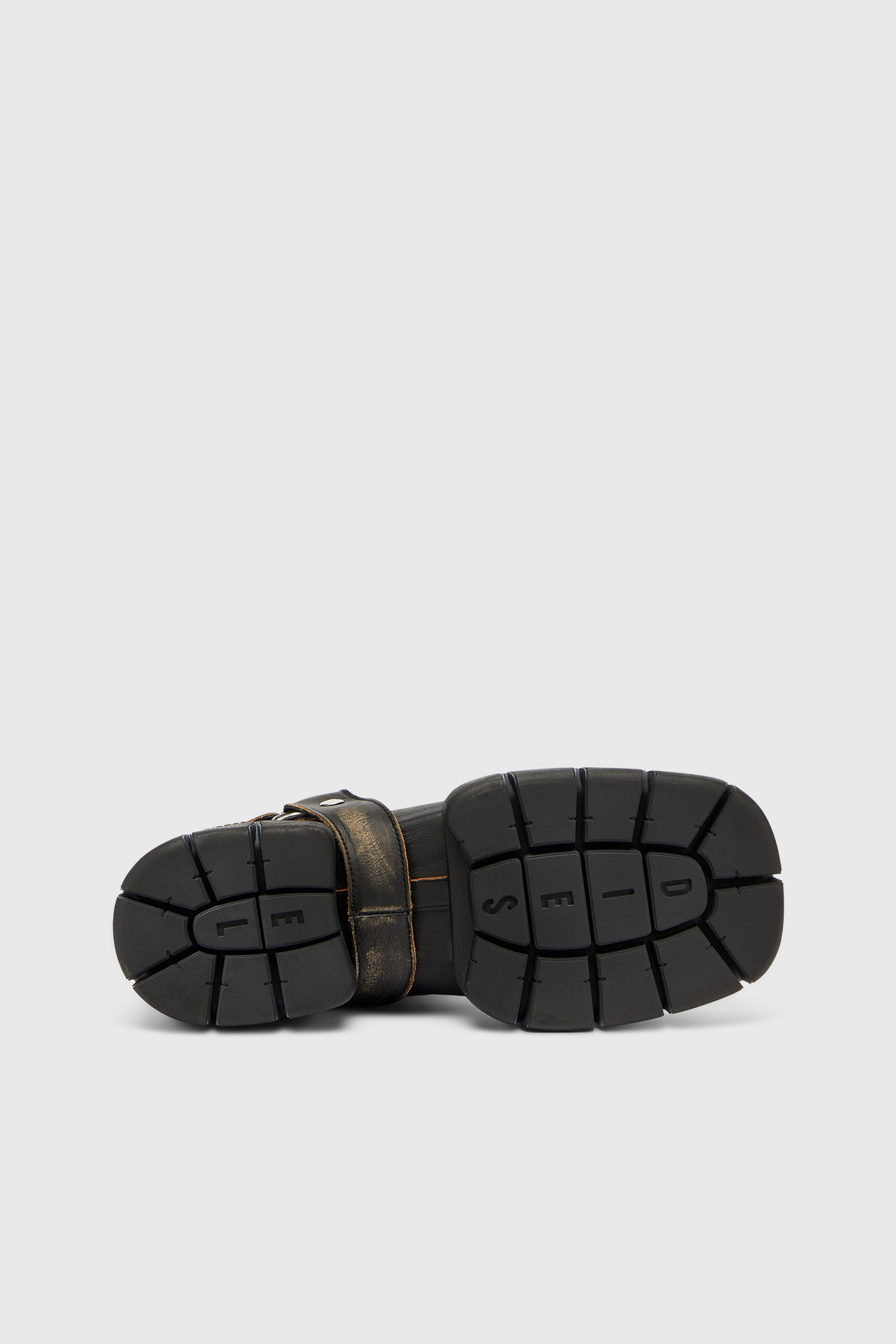 Diesel - D-TEX TU, D-Tex - Bottes biker en cuir effet vieilli Homme in Marron - 5
