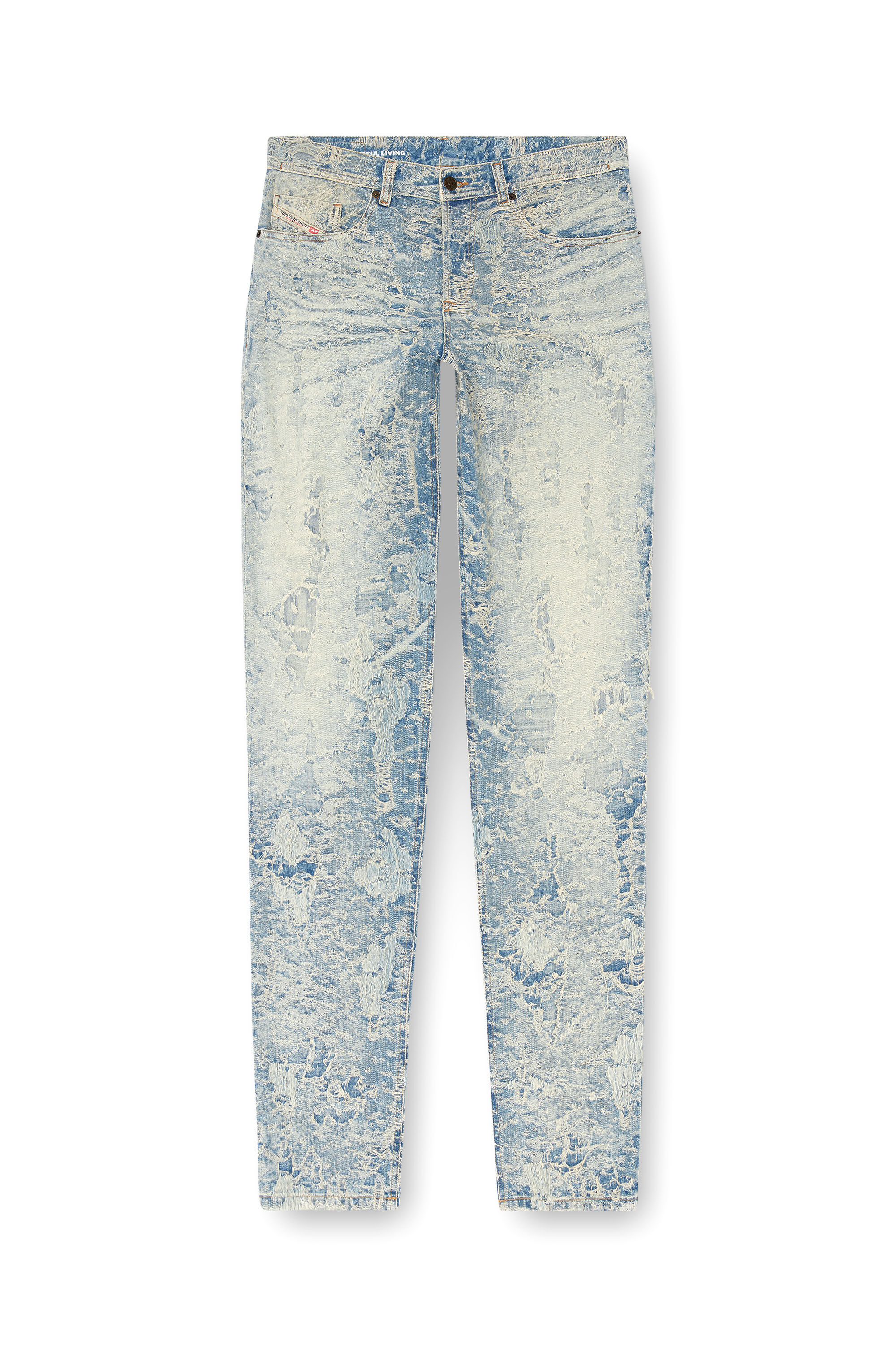 Diesel - Tapered Jeans 2023 D-Finitive 007Z7 Homme, Bleu Clair - Image 2