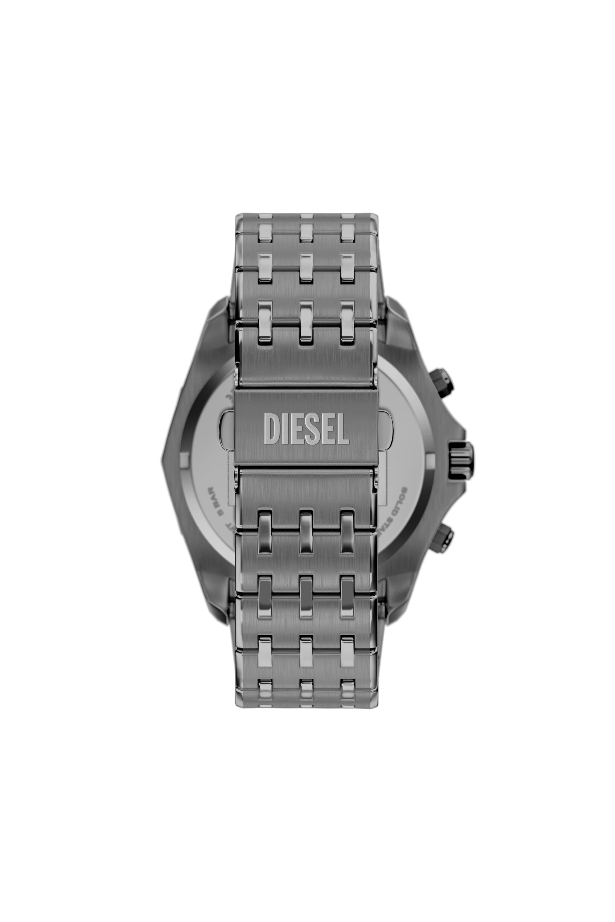 Diesel - DZ4715 WATCH, Montre Stinger en acier inoxydable finition gunmetal Homme in Gris - 2