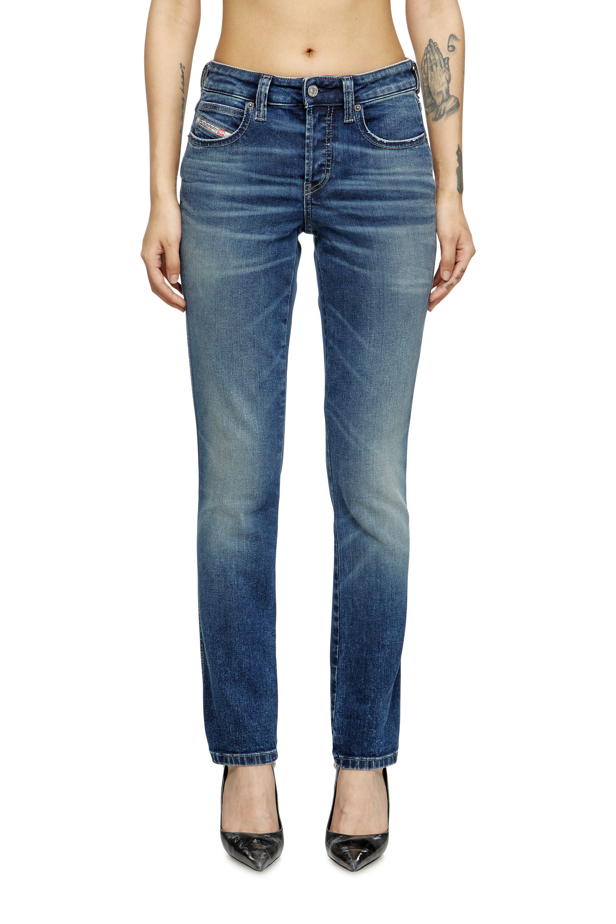 Diesel - Slim Jeans 1992 D-Jiann 0DBEE Femme, Bleu moyen - Image 3