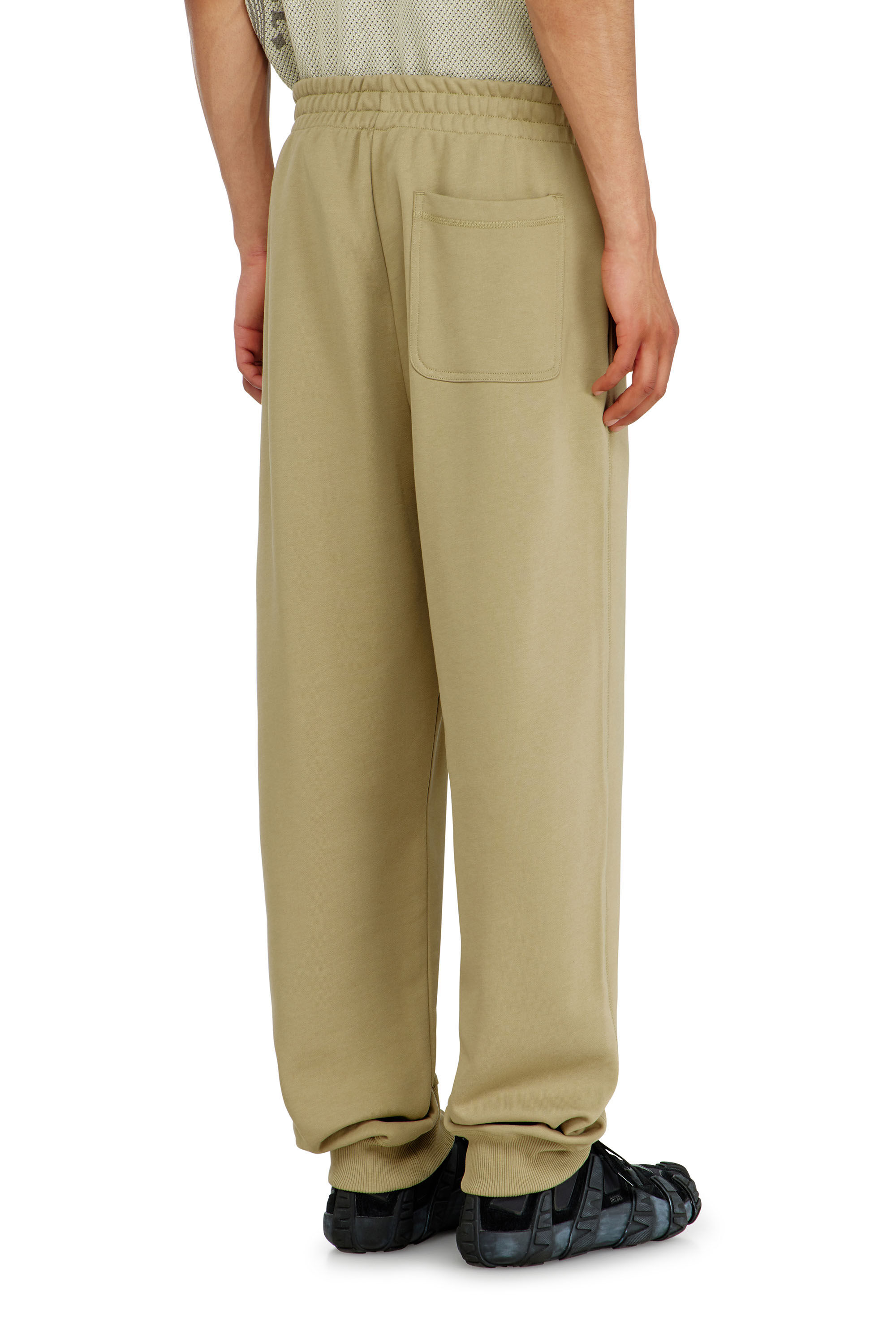 Diesel - P-MARKY-IOD, Pantalon en coton avec Oval D m&eacute;tallique Homme in Beige - 4