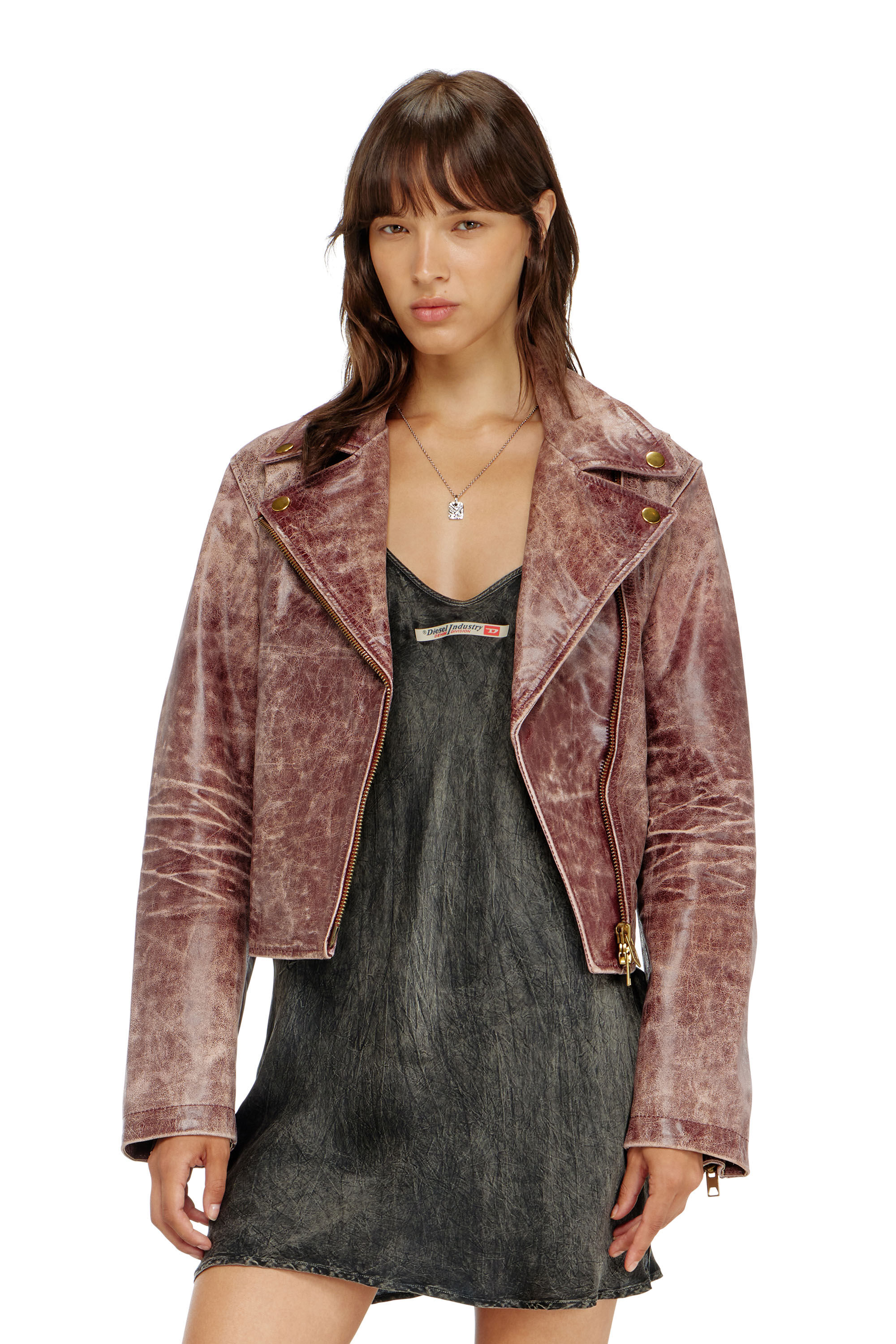 Diesel - CASSIDY-DNM, Robe slip en viscose &agrave; fines bretelles Femme in ToBeDefined - 5
