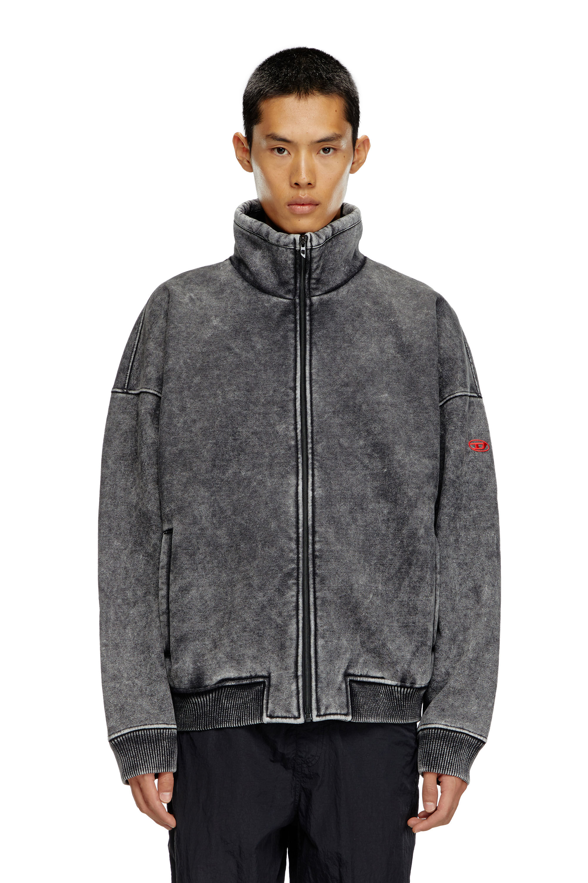 Diesel fleece jacket discount